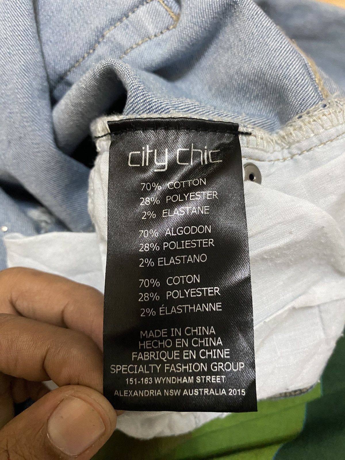 If Six Was Nine Punk Distressed Studded Jeans –Ripped Denim with Metal Rivet Size US 42 / EU 58 - 11 Thumbnail