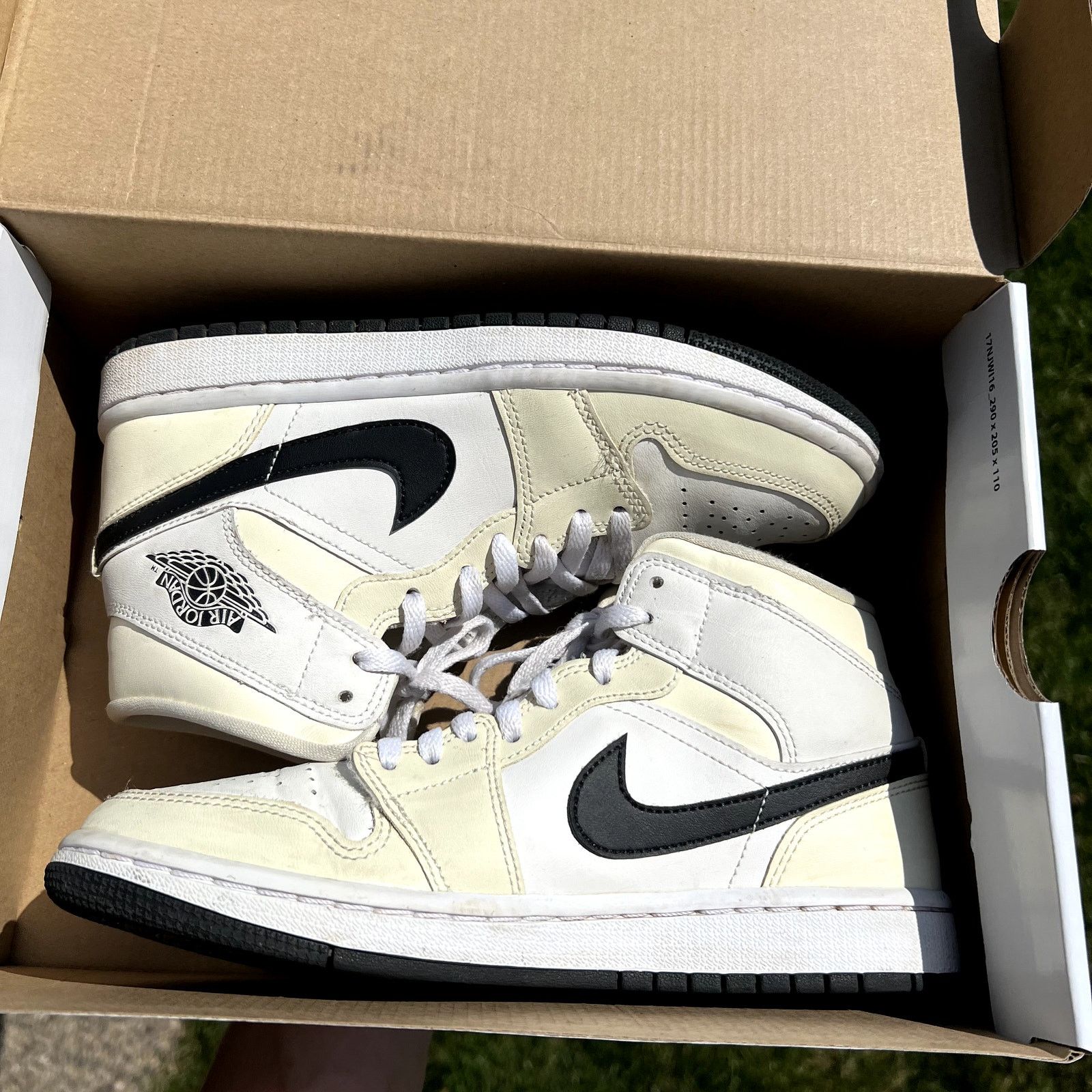 Jordan Brand × Nike Size 7 - Air Jordan 1 Mid Coconut Milk Women's Shoes Size US 7 / IT 37 - 10 Thumbnail