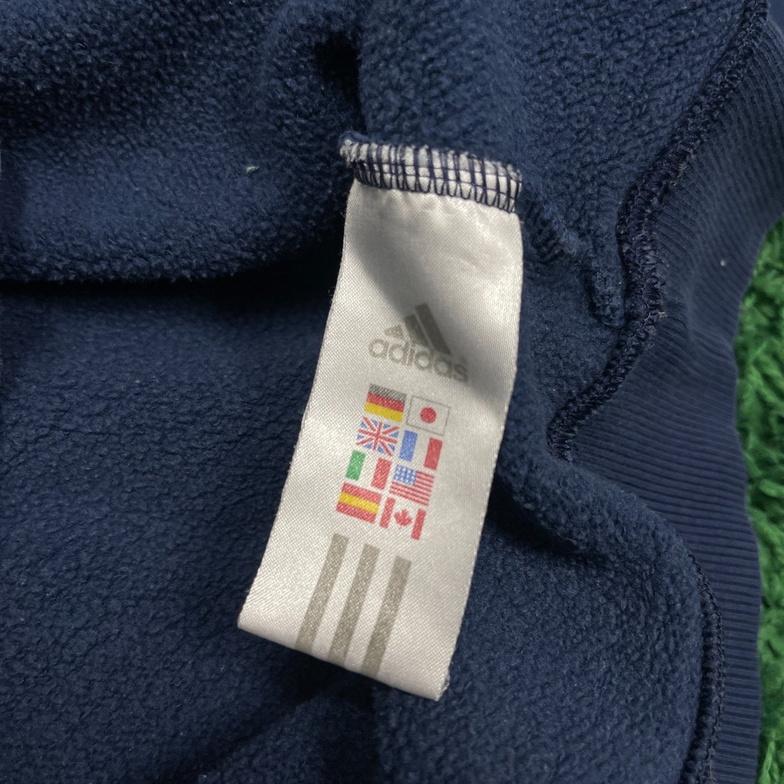 Adidas Adidas 1/4 Zip Pullover Sweater Navy Blue Size XL B12 Size US XL / EU 56 / 4 - 8 Thumbnail