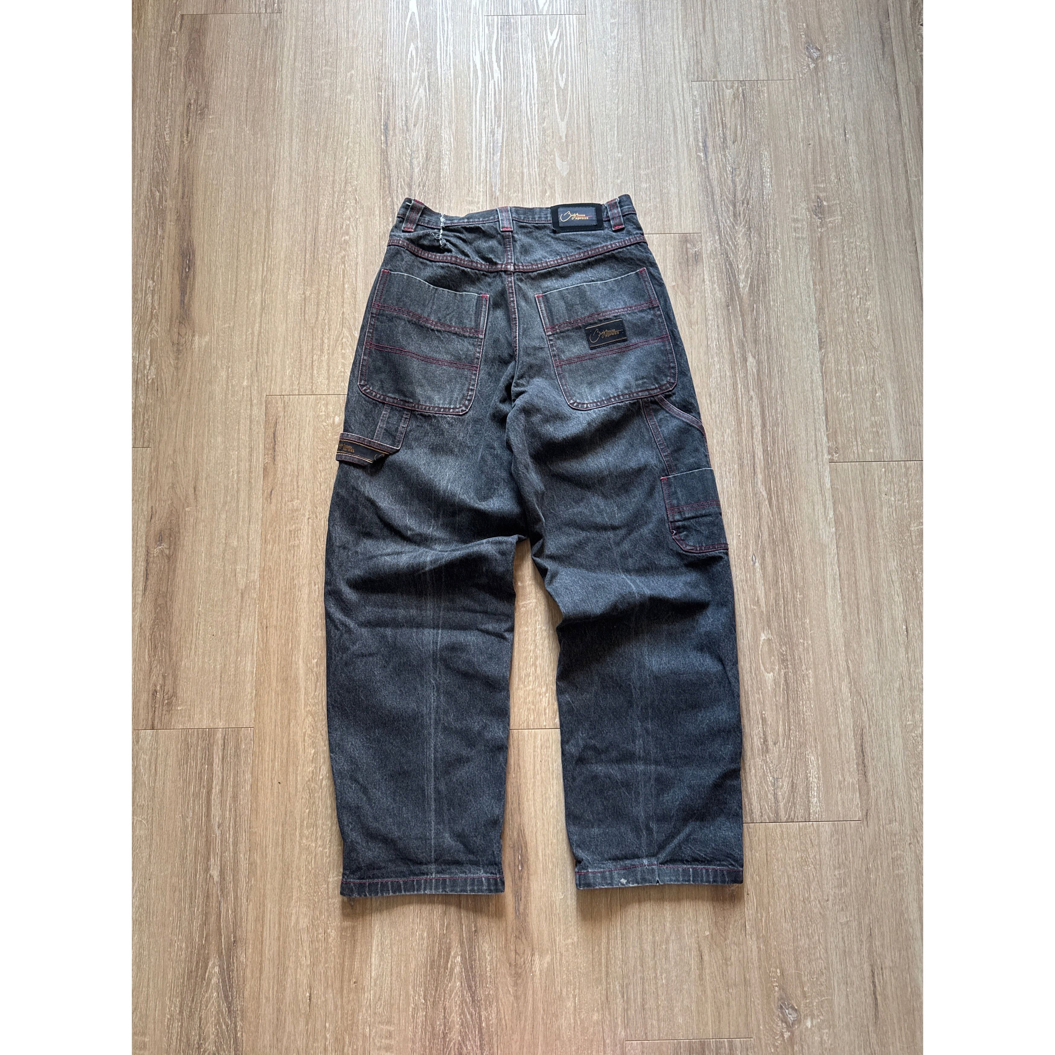 Vintage Vintage Y2K Baggy Faded Black Denim Jeans Size US 28 / EU 44 - 5 Thumbnail