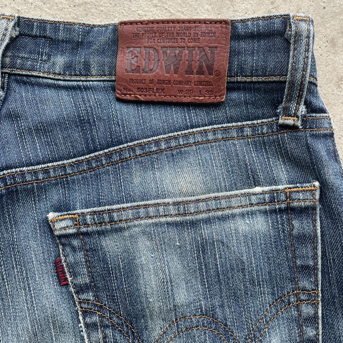 Edwin W29 Vintage Edwin 503 Light Flex Faded Jeans Pants Denim Size US 29 - 8 Thumbnail