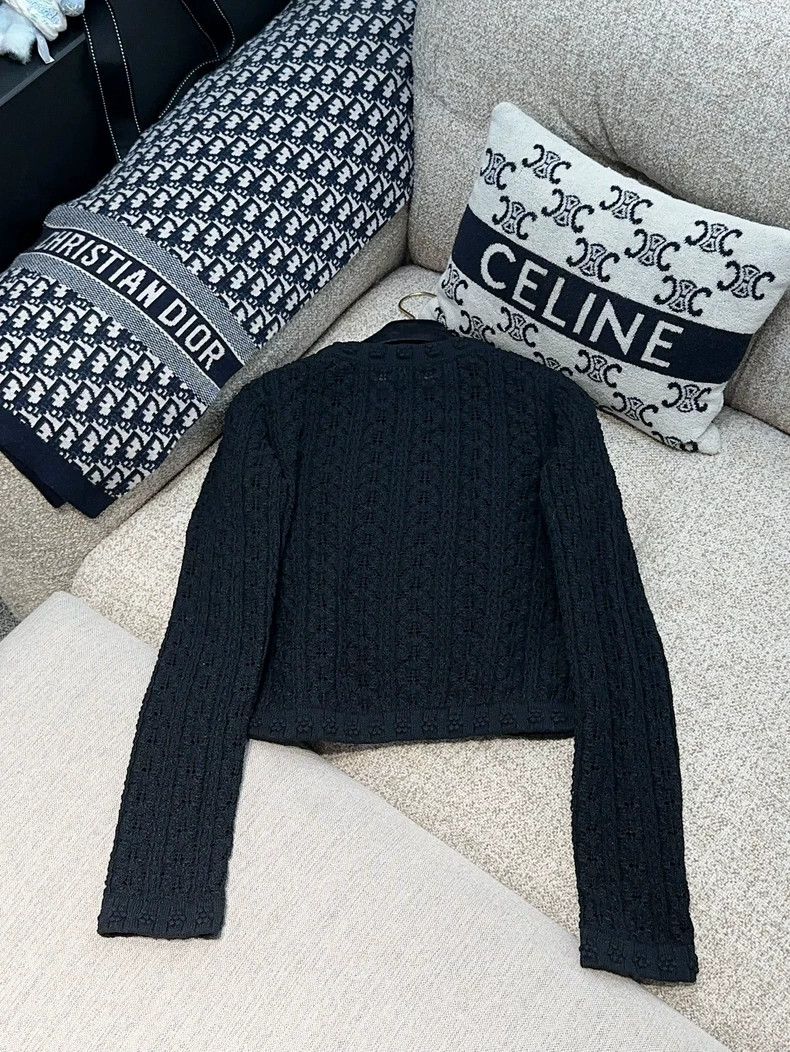 Chanel Chanel 24P black three-dimensional embossed double C long- Size XS / US 0-2 / IT 36-38 - 3 Thumbnail