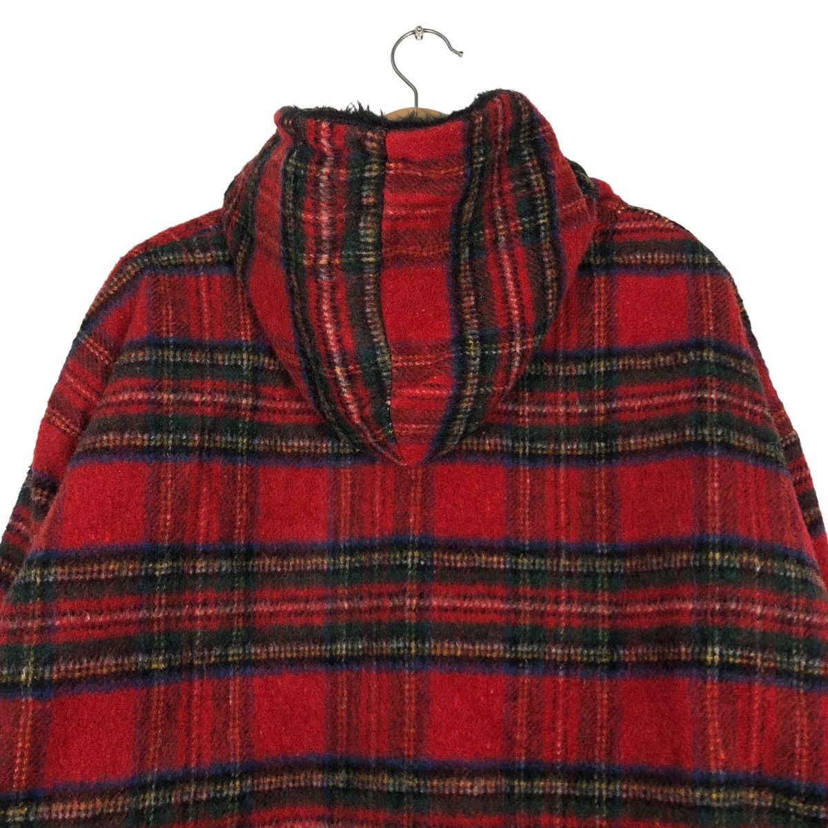 Vintage 🔥VINTAGE WOOL BOMBER JACKET MELTON USA TARTAN DESIGN CHECK Size US L / EU 52-54 / 3 - 9 Thumbnail