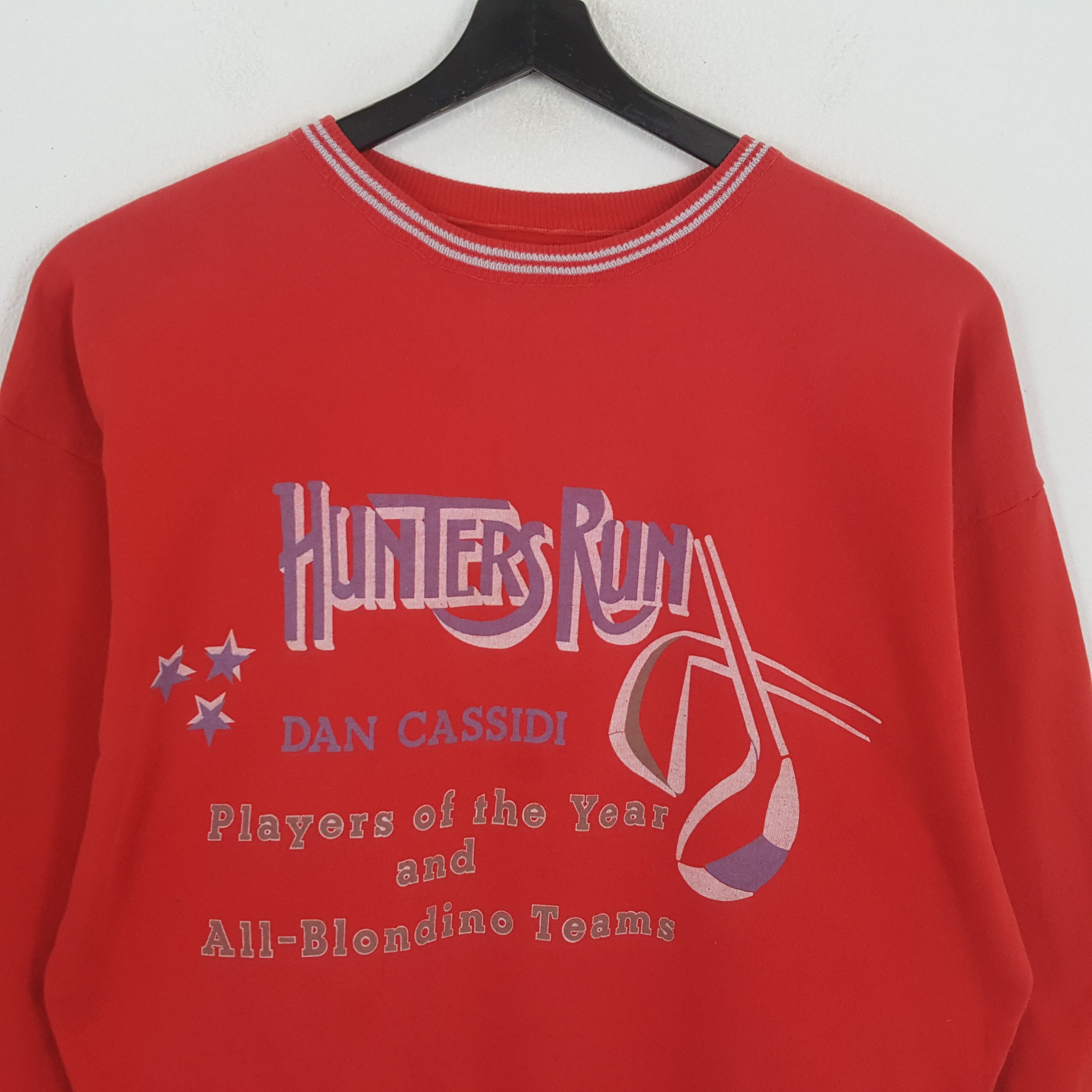 Vintage DAN CASSIDI Hunter Run Streetwear Sweatshirt Size US XL / EU 56 / 4 - 2 Thumbnail