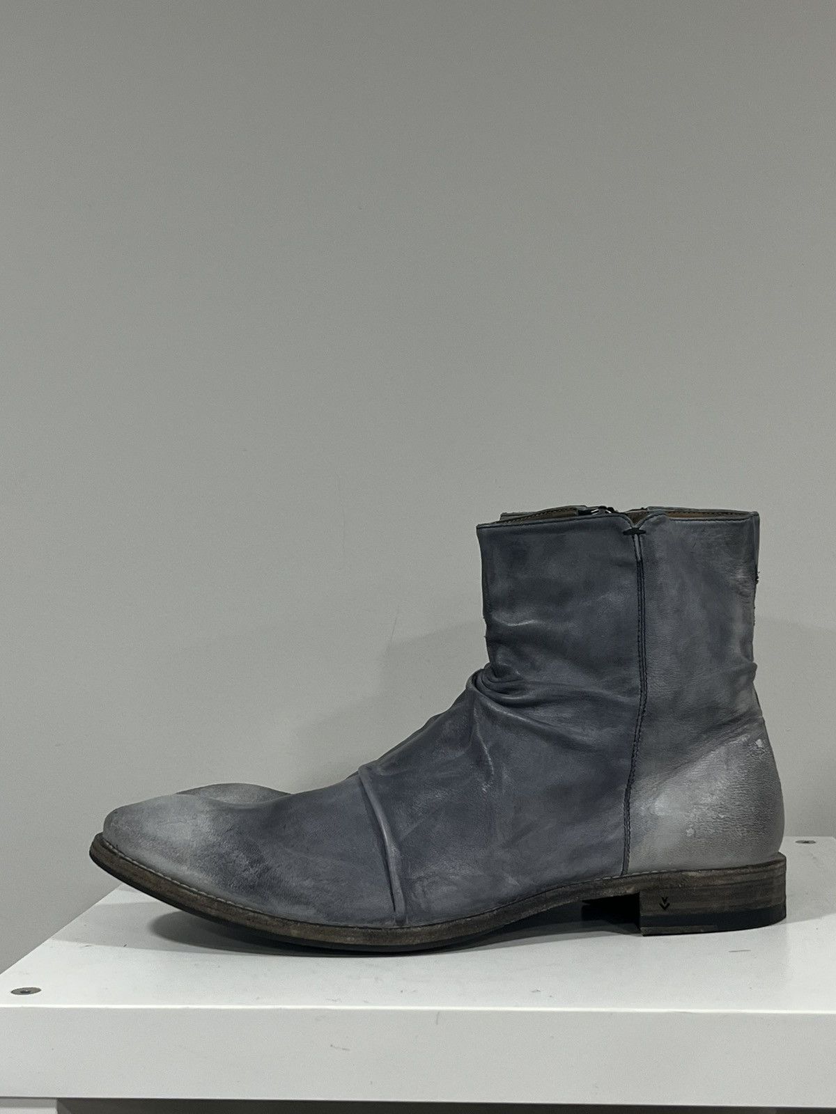 John Varvatos Morrison Sharpei Leather Boot 13 Size US 13 / EU 46 - 5 Thumbnail