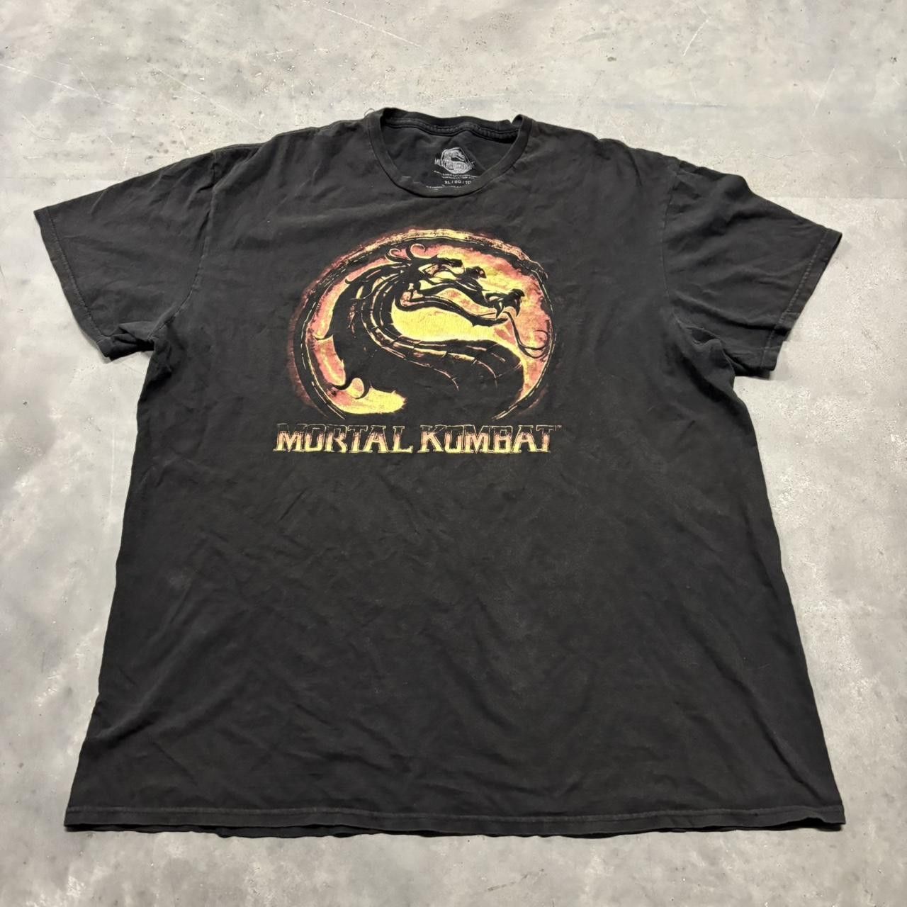 Vintage Crazy Vintage Y2K/2000s Mortal Kombat Video Game Promo Graphic Tee! Size US XL / EU 56 / 4 - 1 Thumbnail