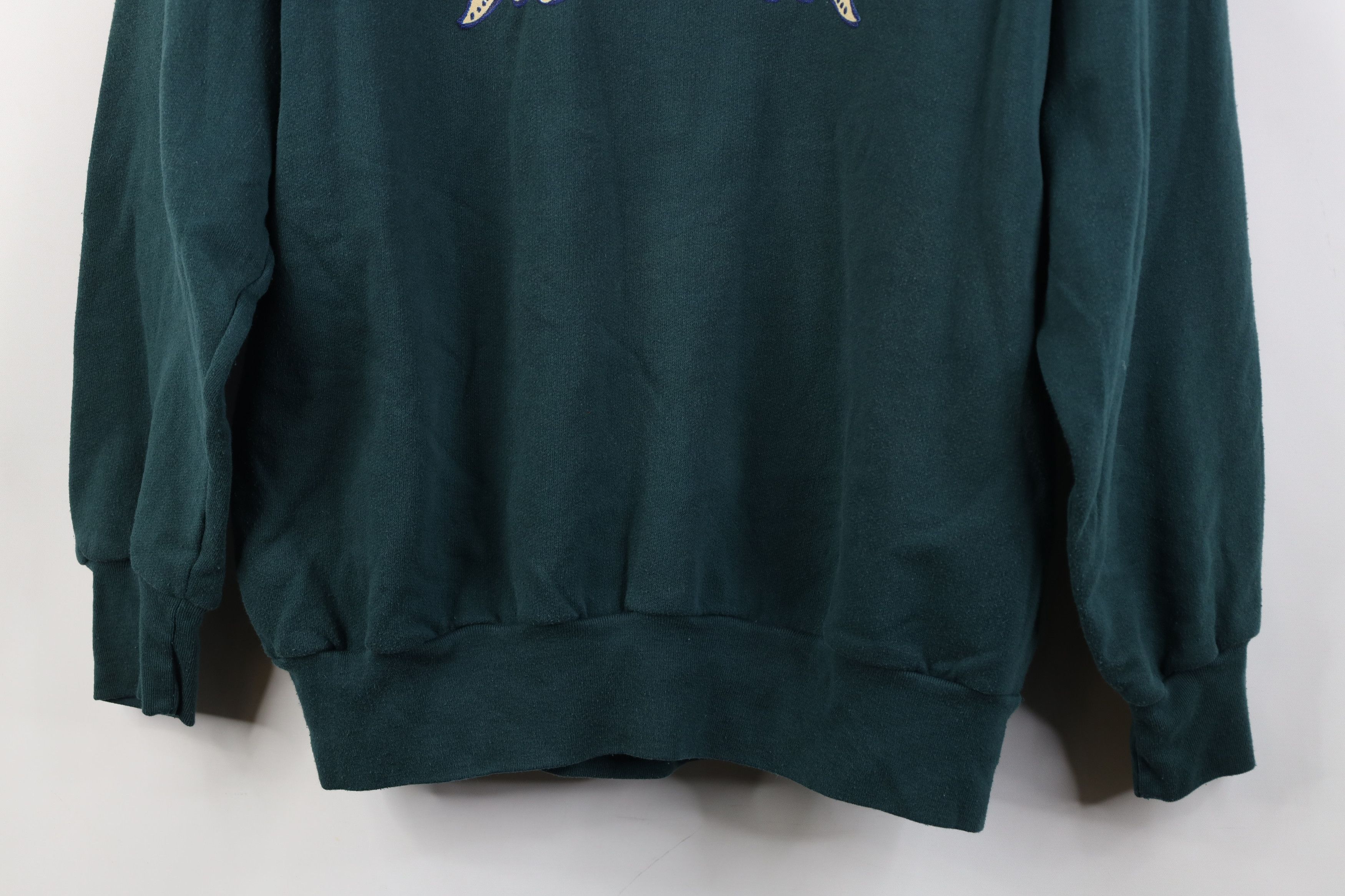 Vintage Vintage 90s Streetwear Canada Wilderness Sweatshirt Green Size L / US 10 / IT 46 - 3 Thumbnail