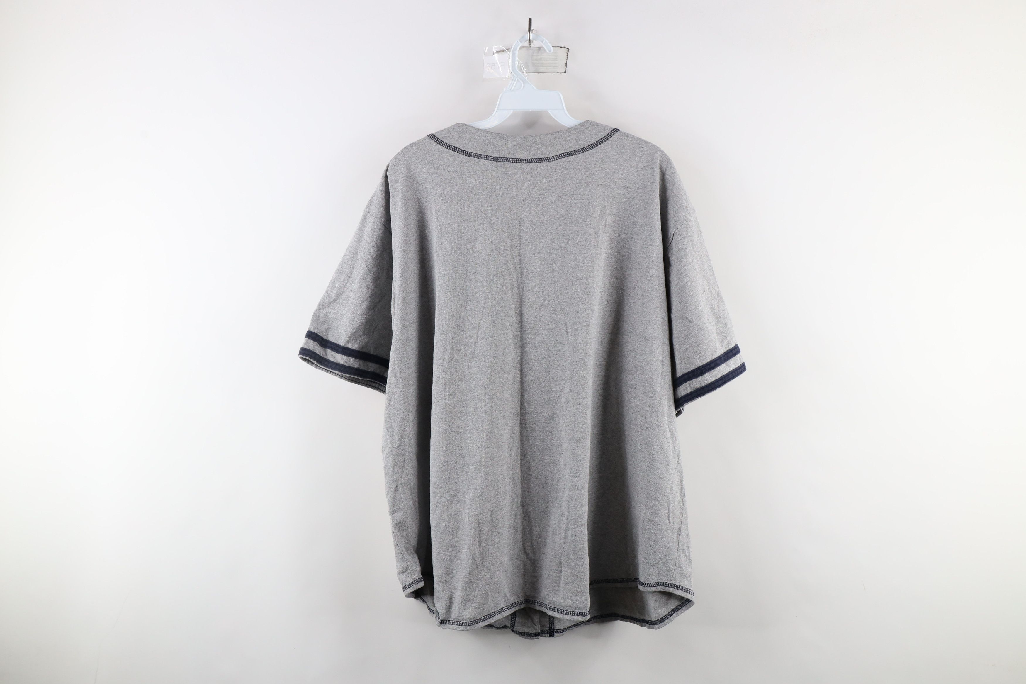 Vintage Vintage 90s Bum Equipment Spell Out Baseball Jersey Gray Size XL / US 12-14 / IT 48-50 - 9 Thumbnail