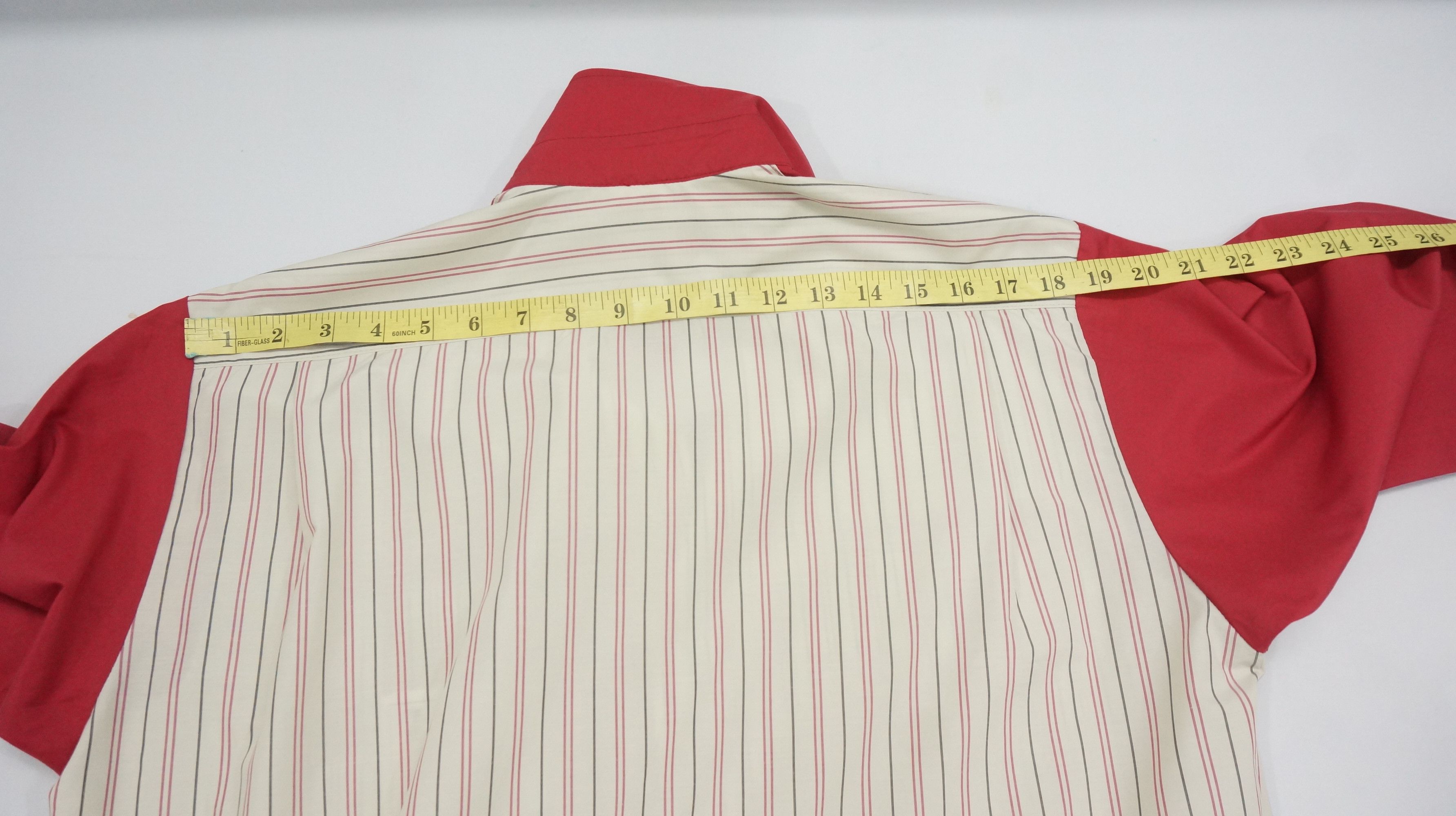 Japanese Brand 🔥 Vtg ENEOS Button Up Long Sleeve Red Stripes Design Shirt Size US M / EU 48-50 / 2 - 9 Thumbnail