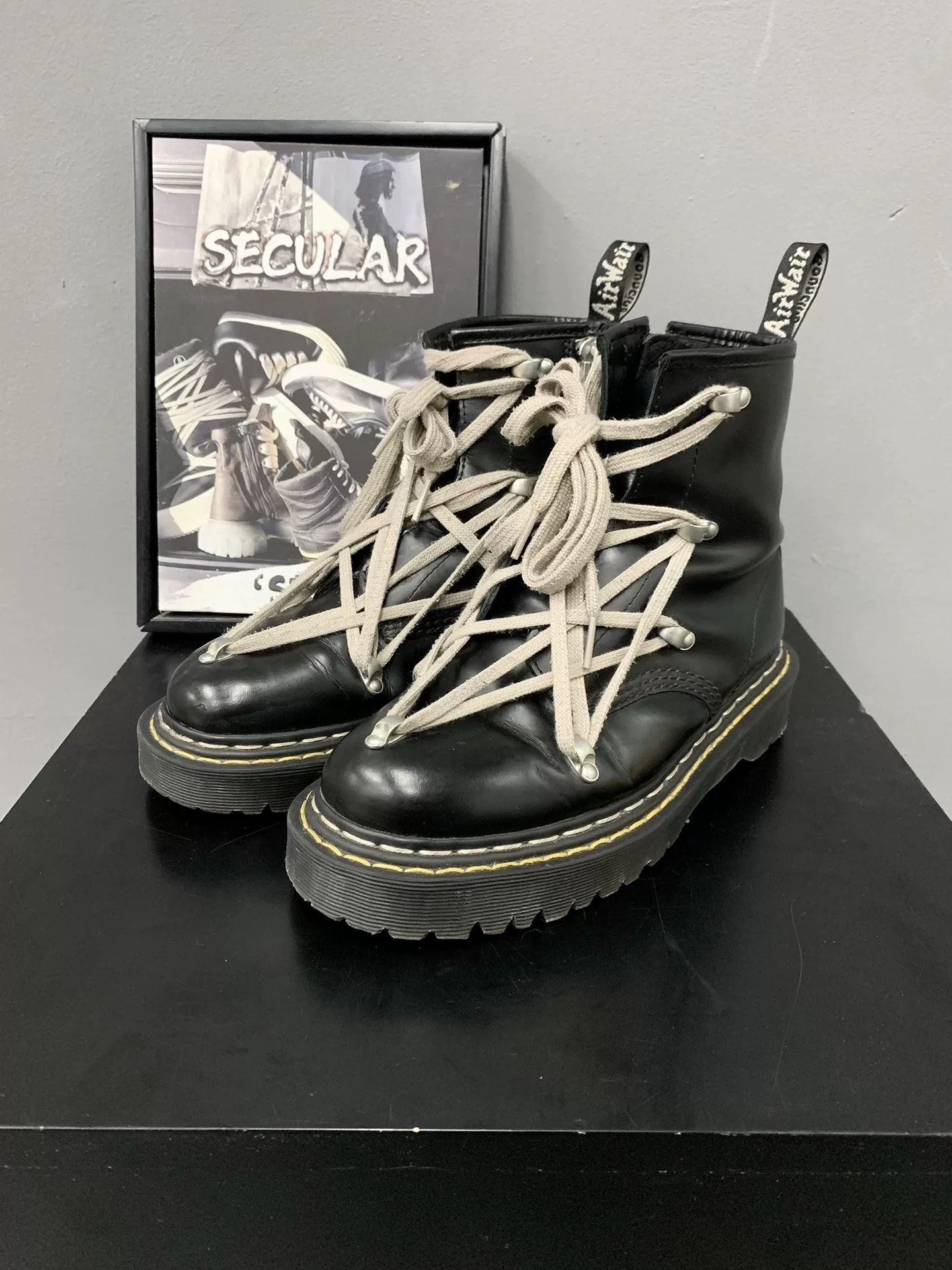 Rick Owens rick owens x dr.martens star short boots Size US 6 / IT 36 - 1 Thumbnail