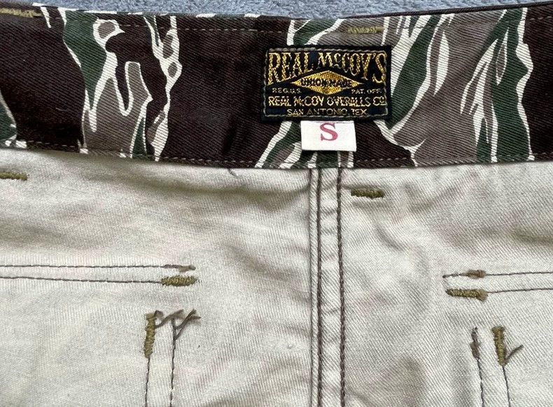 The Real McCoy's The Real Mccoys Size STiger Camouflage Short Pants with Han Size US 38 / EU 54 - 3 Thumbnail