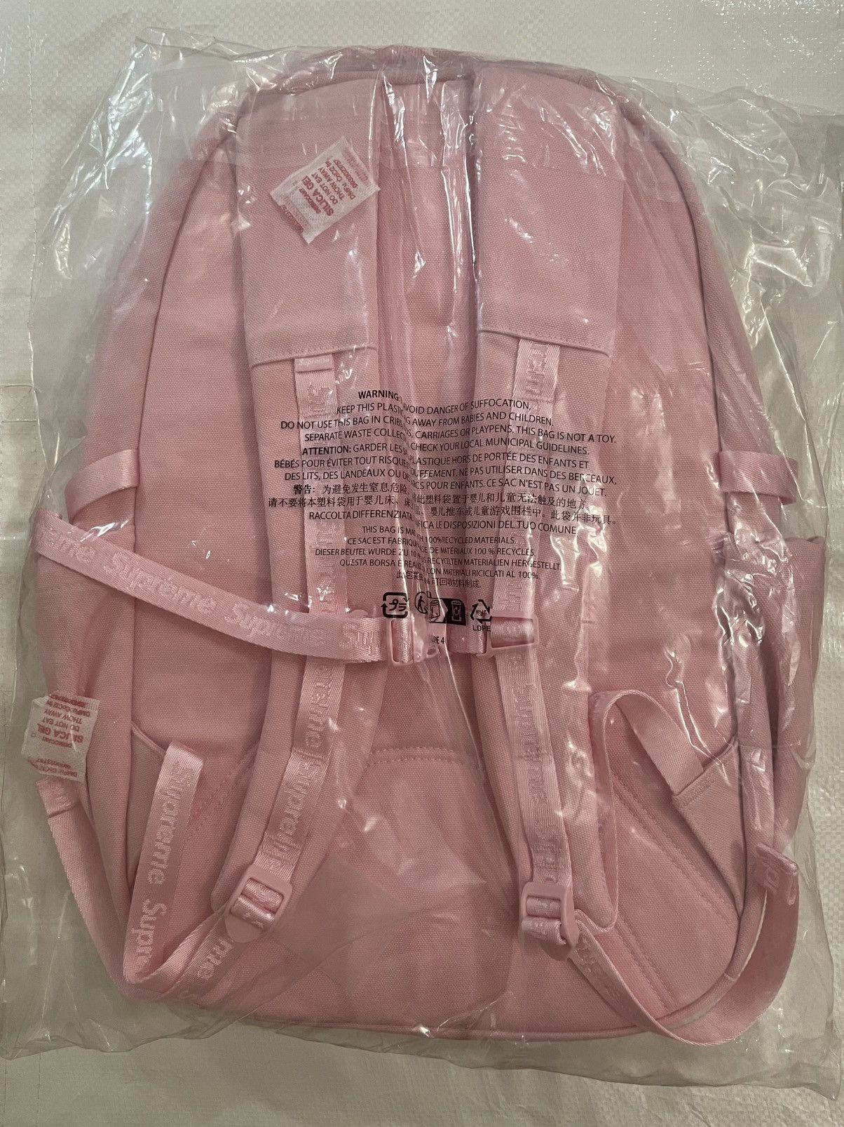 Supreme Supreme 25SS backpack light pink Size ONE SIZE - 7 Thumbnail