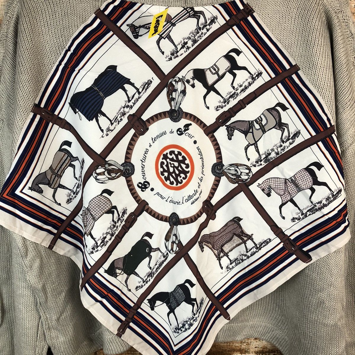 Homespun Knitwear × Japanese Brand Valet horse design art vintage sweatshirt Knitwear #A1504 Size M / US 6-8 / IT 42-44 - 3 Thumbnail