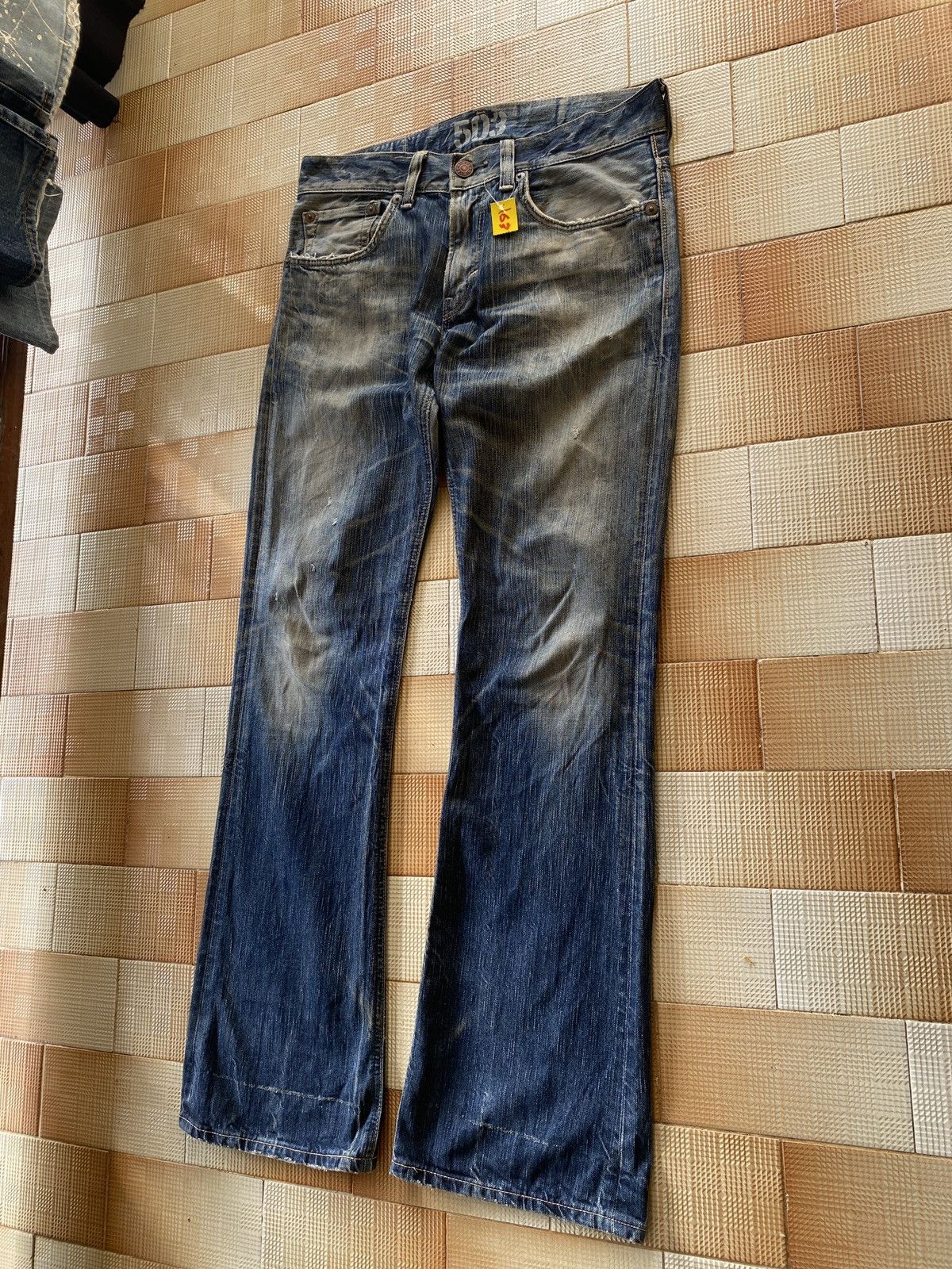 Edwin × Vintage Vintage edwin 503 flare denim Size US 30 / EU 46 - 17 Thumbnail