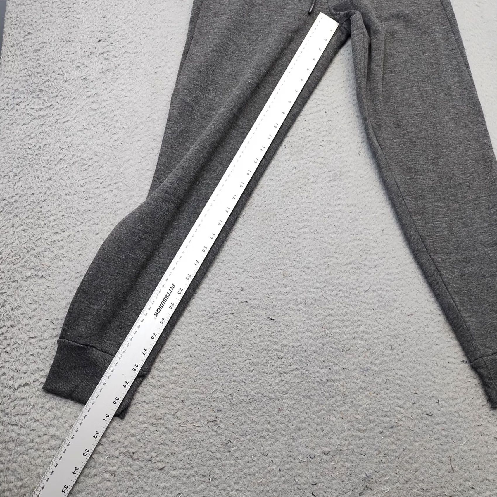 Vintage Bottomline Sweatpants Womens M Charcoal Fleece Lined Soft Cozy Warm Drawstring Pants Womens Size M Charcoal Size 32" / US 10 / IT 46 - 4 Thumbnail