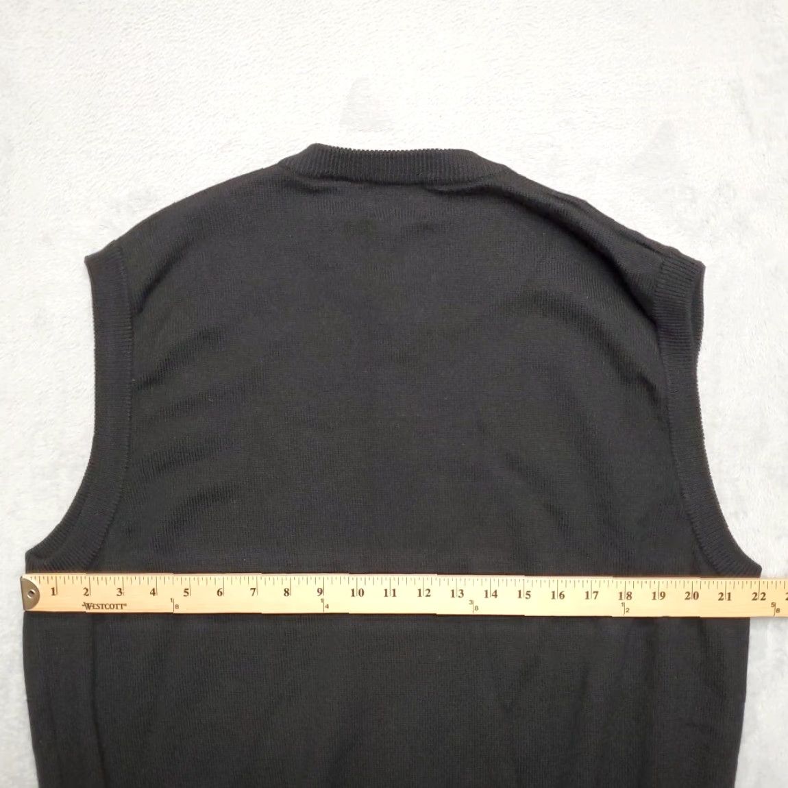 Vintage VINTAGE Viyella Sweater Vest Mens XL Black 100% Merino Wool Grandpa Core Classic Retro Size US XL / EU 56 / 4 - 6 Thumbnail