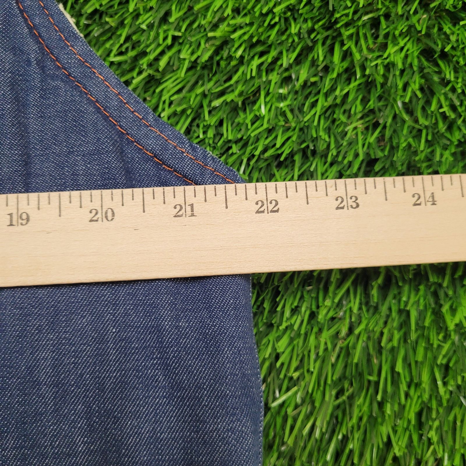 Vintage VTG 70s Fleetwood Denim Vest M Sherpa Lined USA Made Size US M / EU 48-50 / 2 - 6 Thumbnail
