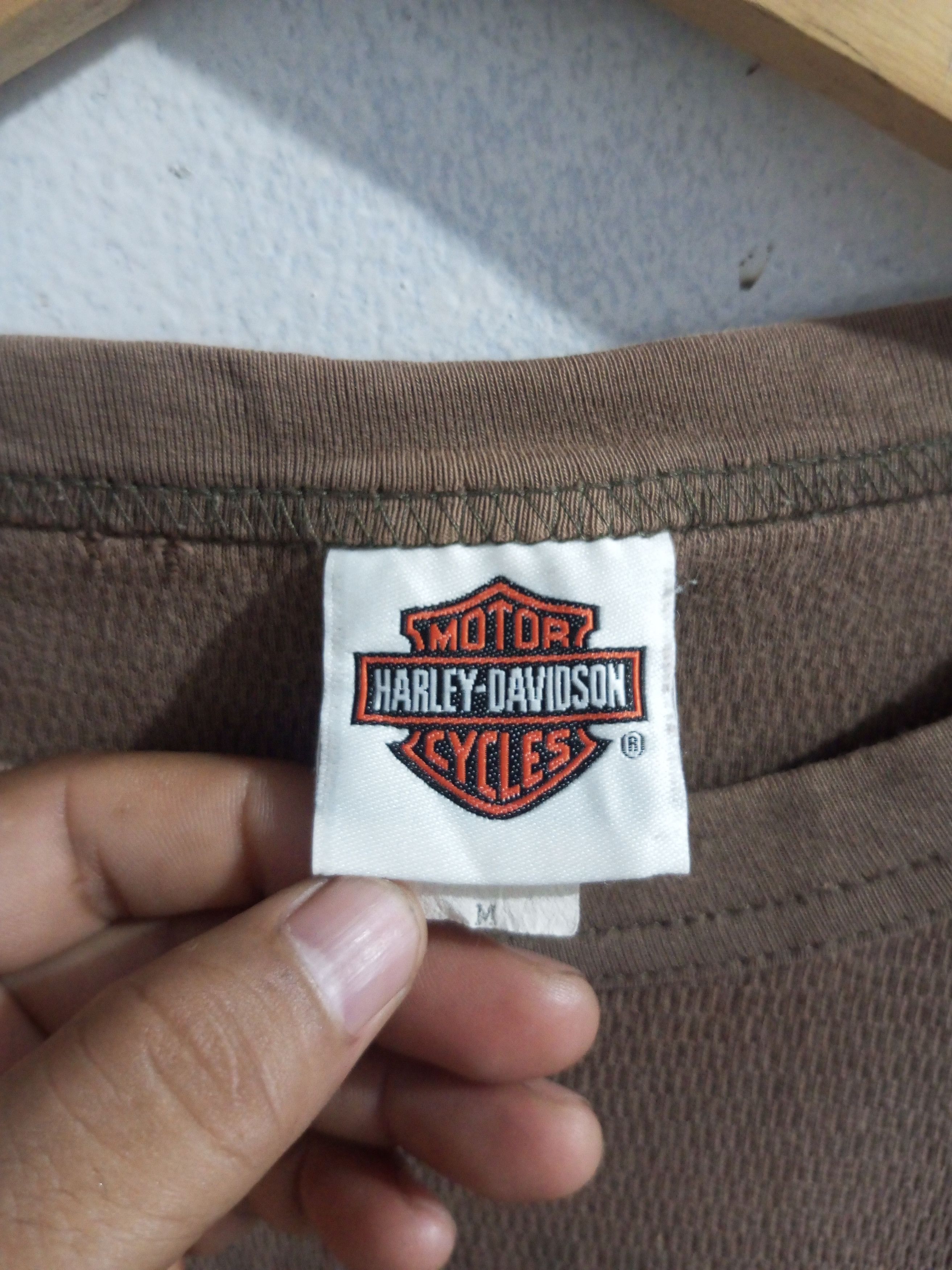 Harley Davidson Vintage Harley Davidson Barnett El Paso long sleeve tshirt Size US M / EU 48-50 / 2 - 7 Thumbnail