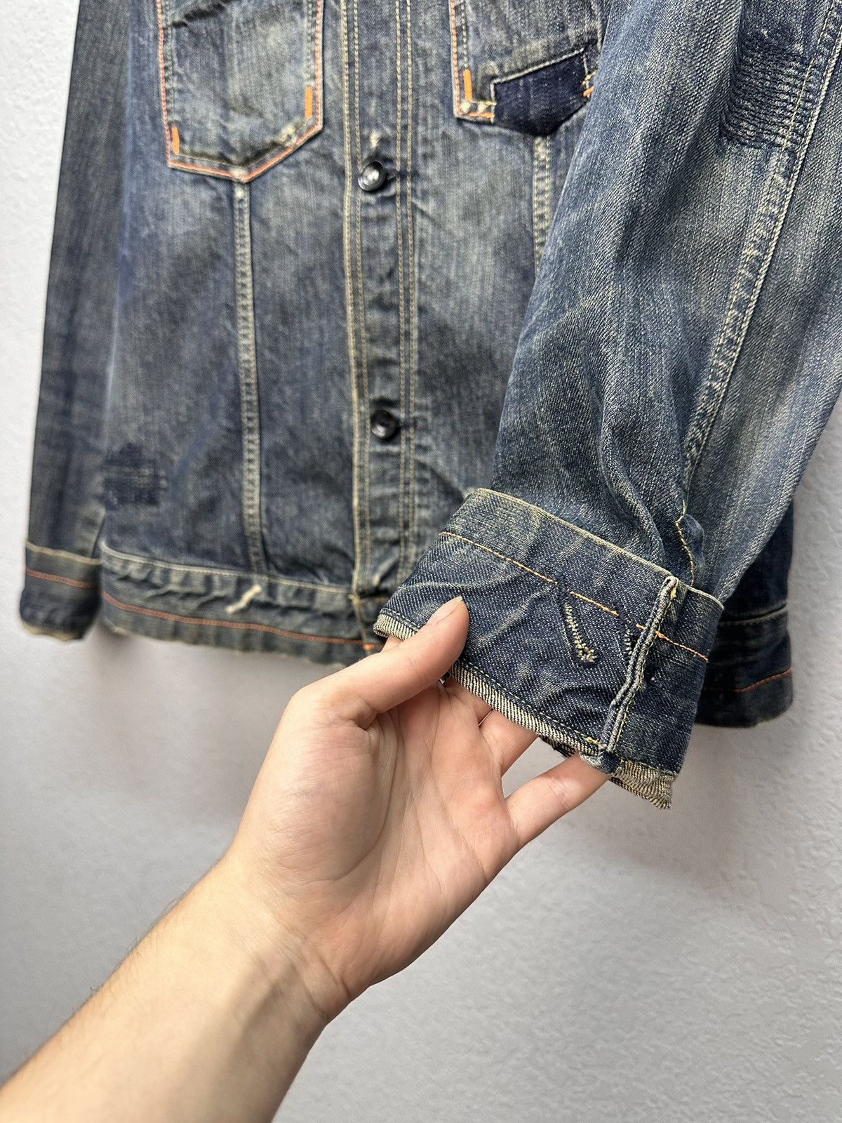 G-Star G-Star raw distressed denim jacket vintage workwear style Size US L / EU 52-54 / 3 - 9 Thumbnail