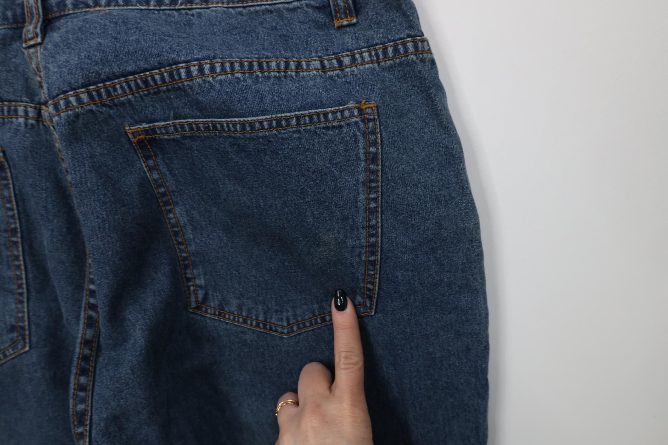 Vintage Vintage 90s Streetwear Babydoll Patchwork Bell Bottoms Jeans Size 22" - 14 Thumbnail