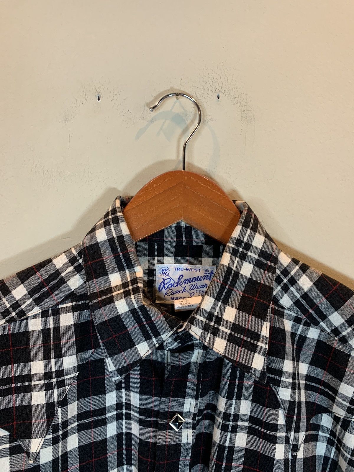 Rockmount Ranch Wear × Vintage RARE Vintage Rockmount Ranch Wear Western Plaid Button Shirt Size US S / EU 44-46 / 1 - 6 Thumbnail