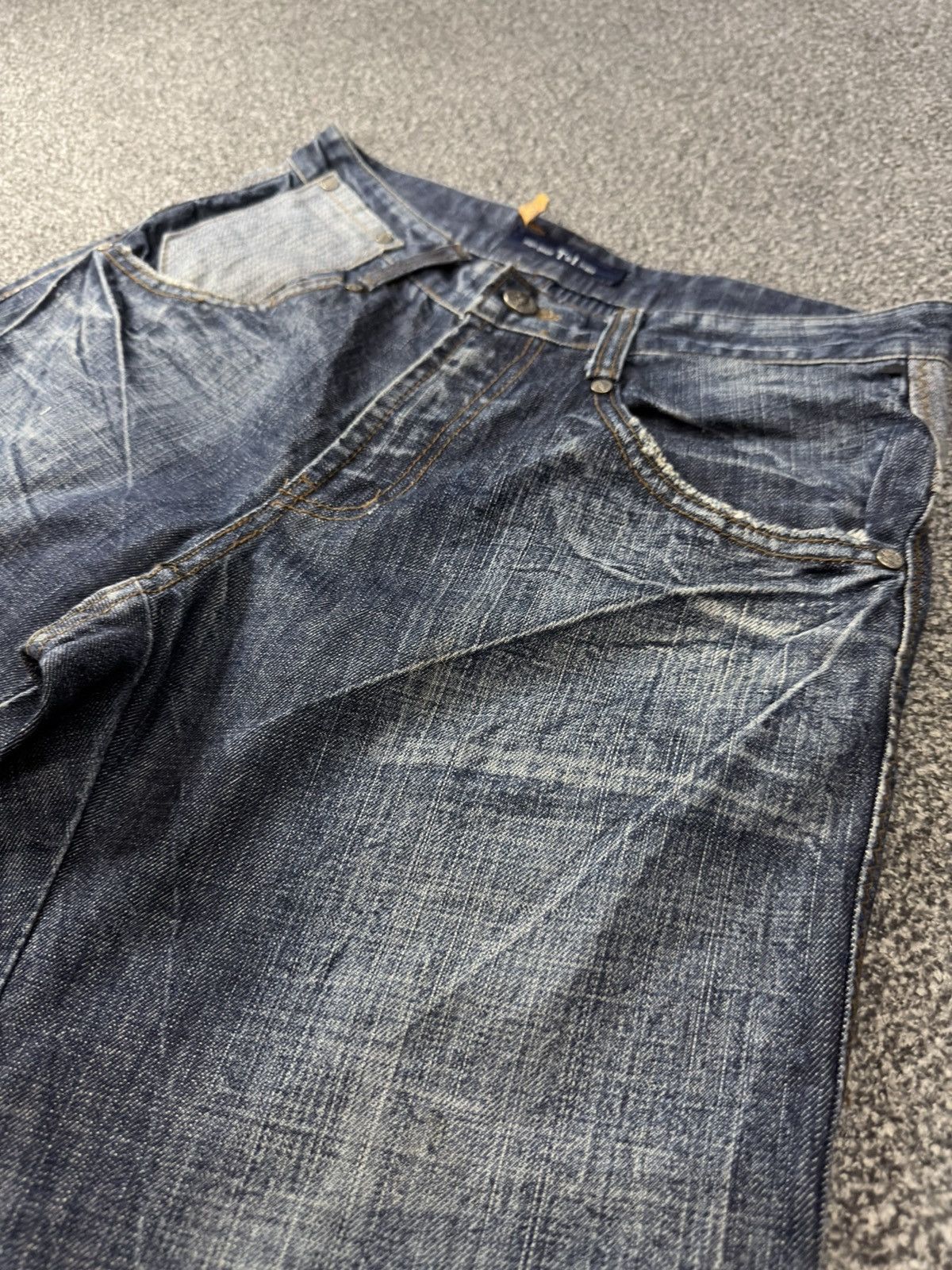 Fashion Victim Archive Japanese Denim Thinun Distressed Grunge Y2K Jeans Size US 30 / EU 46 - 4 Thumbnail