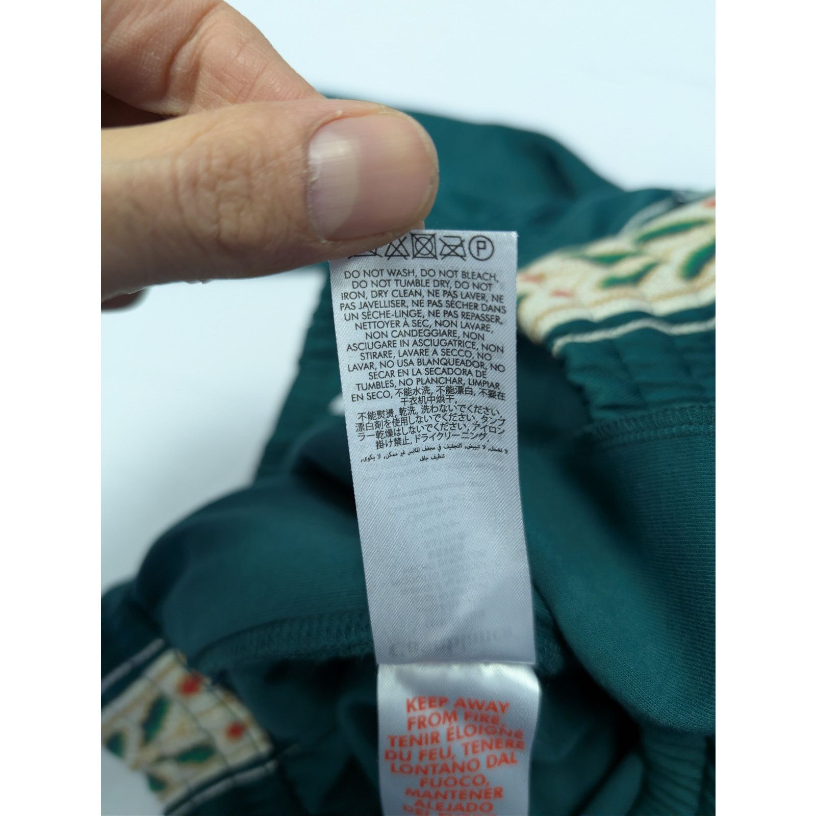 Casablanca o1rshd1 CC20 Laurel Tape sweatpants / Trousers in Green Size US 32 / EU 48 - 19 Thumbnail
