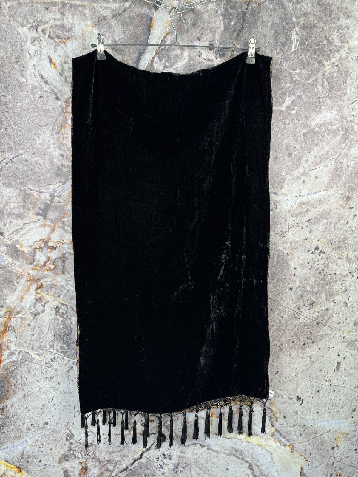 Other Adrienne Landau Patchwork Silk Blend Scarf Fringe Wrap Size ONE SIZE - 17 Thumbnail
