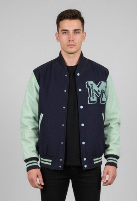 McGregor Vintage 90s Mc Gregor Varsity Jacket Size US L / EU 52-54 / 3 - 1 Thumbnail