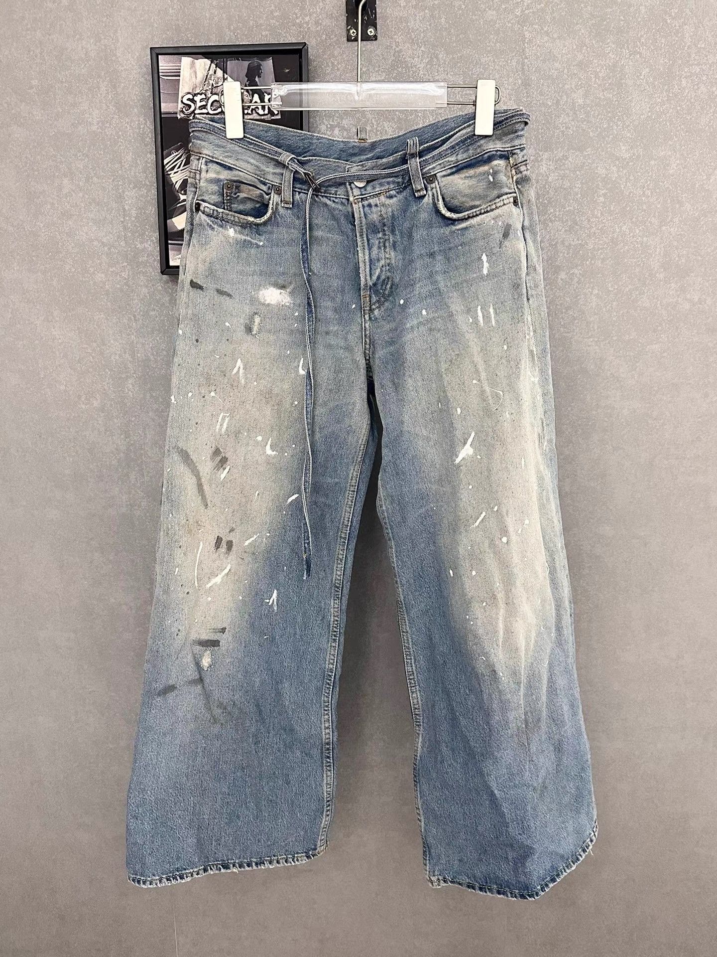 Acne Studios Acne Studios SS24 Splatter Dyed Jeans K34 Size 25" / US 0 / IT 36 - 1 Thumbnail