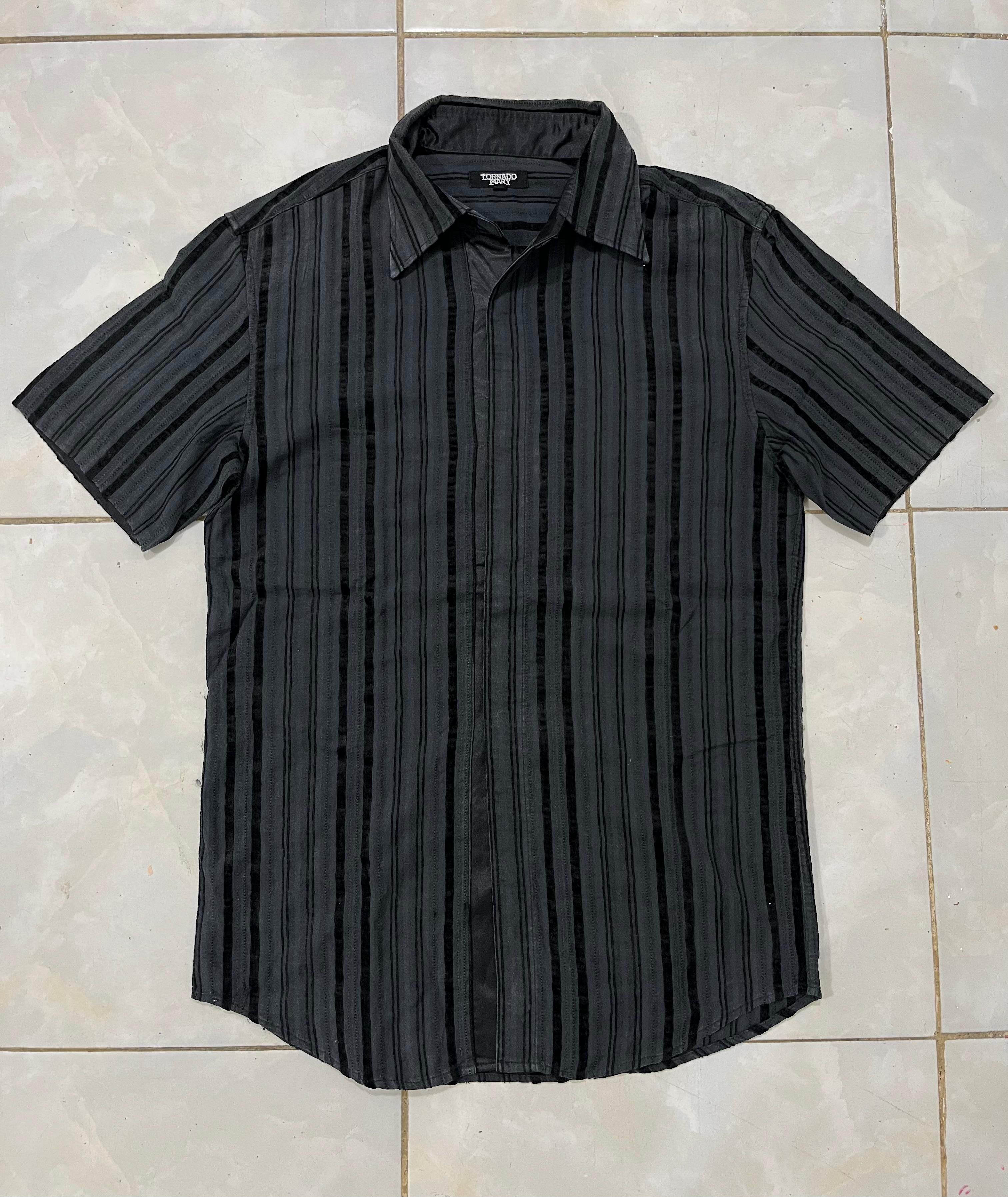 Tornado Mart Tornado Mart Stripe Button Ups Shirt Size US L / EU 52-54 / 3 - 1 Thumbnail
