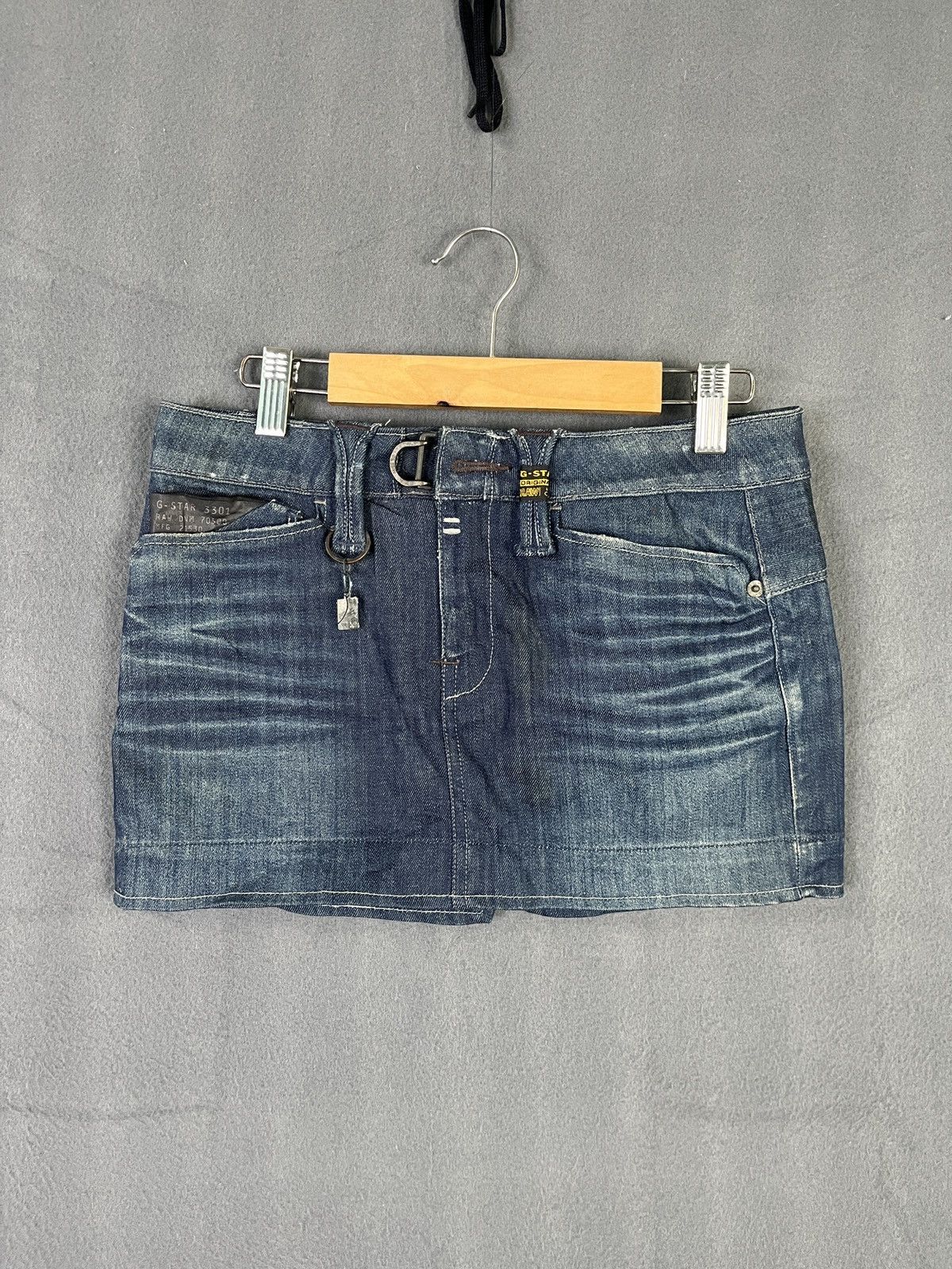 G-Star × Japanese Brand G Star Raw Denim Minic Mini Skirt Size 29" - 1 Thumbnail