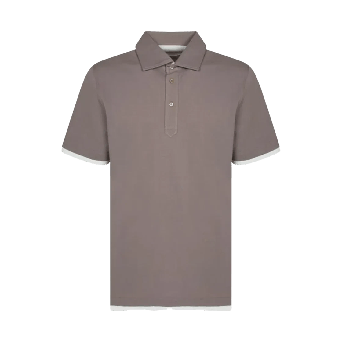 Brunello Cucinelli o1B3y1r0426 Polo T-Shirt in Beige Size US XL / EU 56 / 4 - 1 Preview