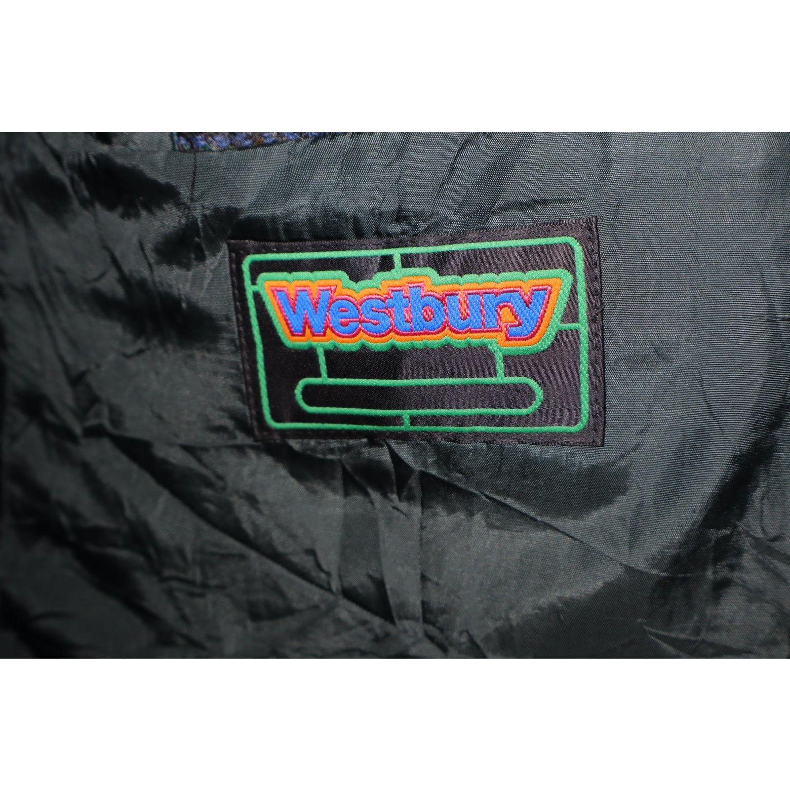 Harris Tweed 46R Vintage Westbury Harris Tweed Forest Green Men's Blazer Size 46R - 5 Thumbnail