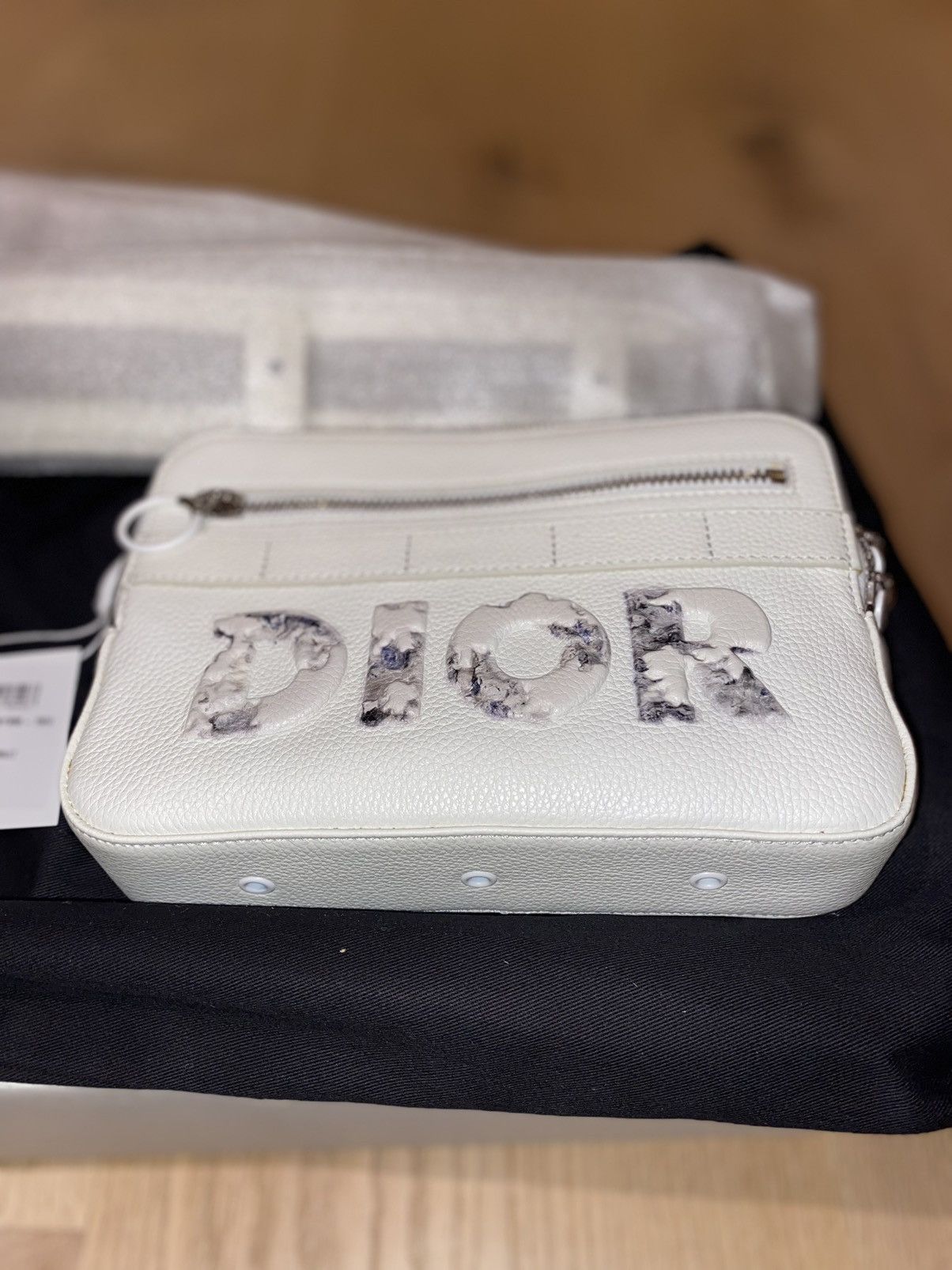 Daniel Arsham × Dior Dior x Daniel Arsham Saddle Pouch Calfskin Size ONE SIZE - 2 Thumbnail