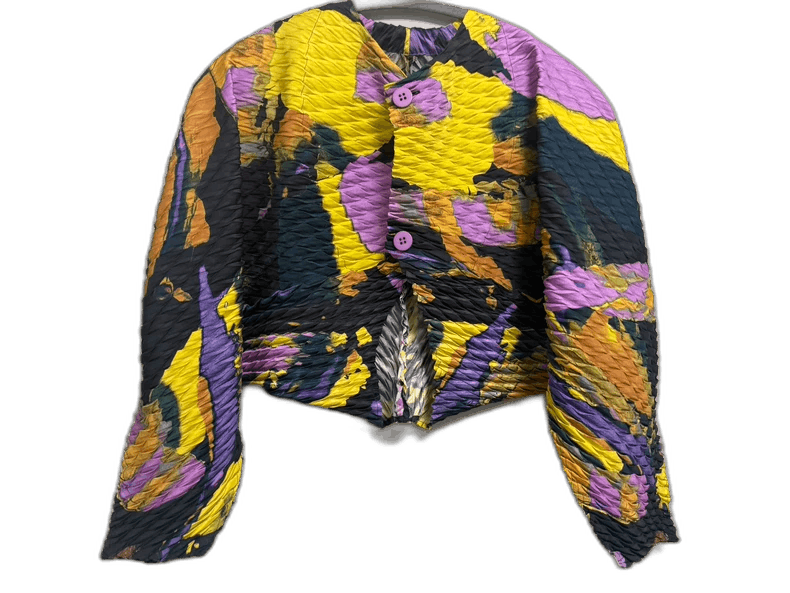 Issey Miyake Issey Miyake Scaled Pattern Cardigan FO641 - dmc Size M / US 6-8 / IT 42-44 - 1 Thumbnail