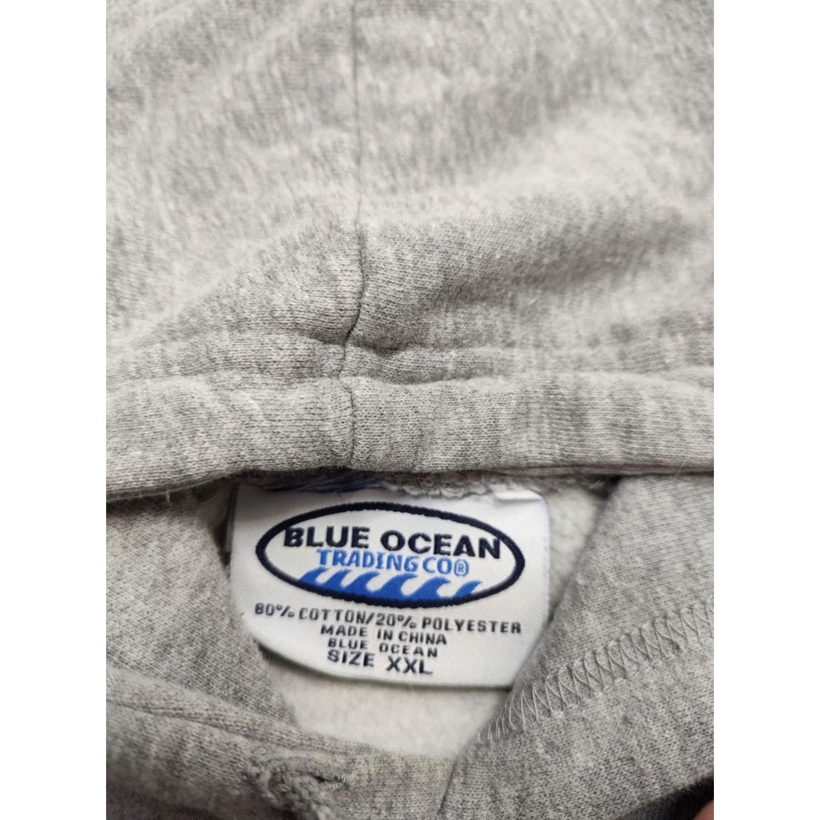 Vintage VINTAGE Blue Ocean Trading Hoodie Sweatshirt Horse Hooded Lightweight Gray 2XL Men Size US XXL / EU 58 / 5 - 5 Thumbnail
