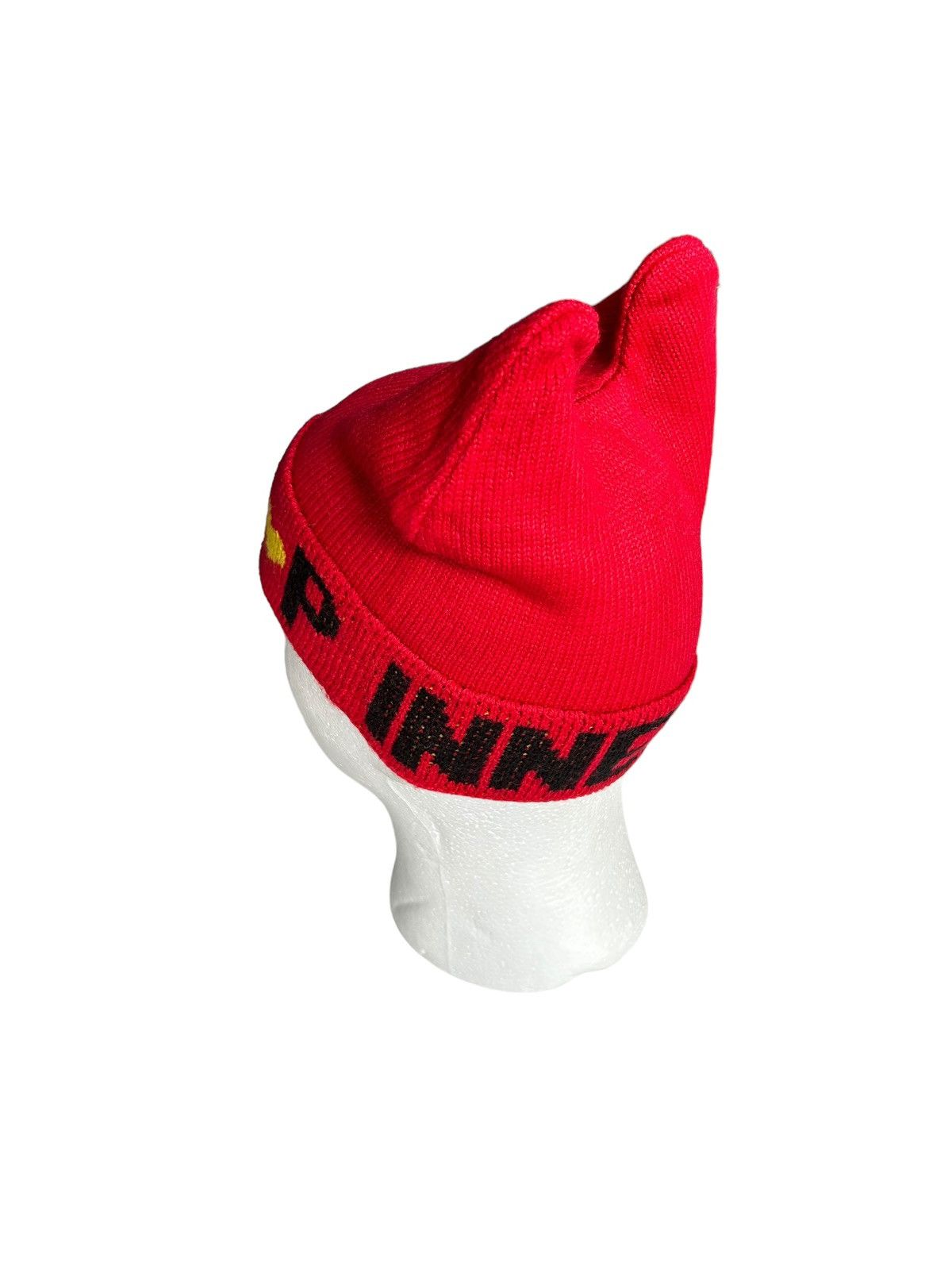 14th Addiction × Hysteric Glamour × Japanese Brand Devil Horn Red Inner💛P Beanie Hats Size ONE SIZE - 7 Thumbnail