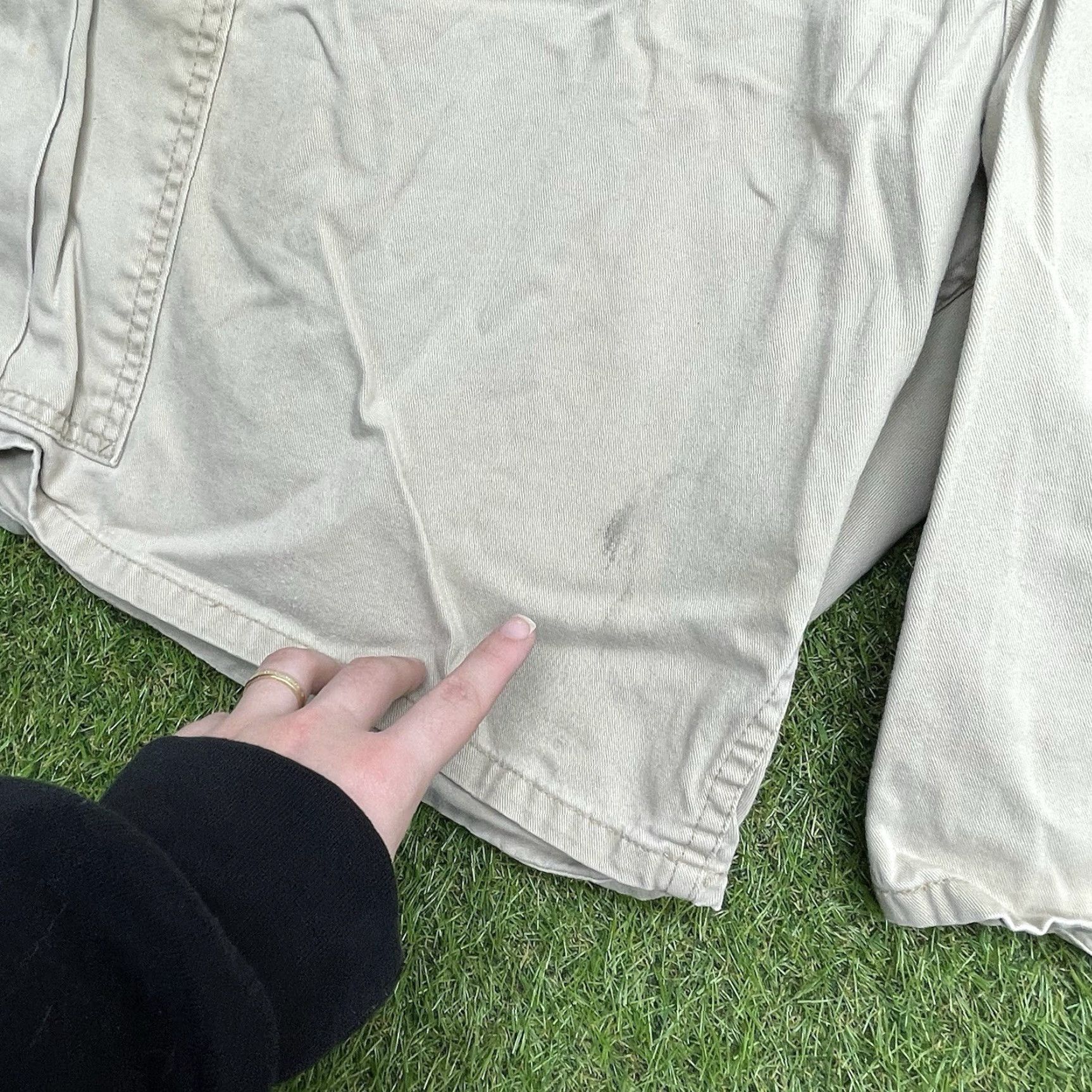 Levi's VINTAGE Levi's Silvertab Cargo Shorts Mens 40 Khaki Beige 100% Cotton Y2K Baggy Skater Size US 40 / EU 56 - 3 Thumbnail