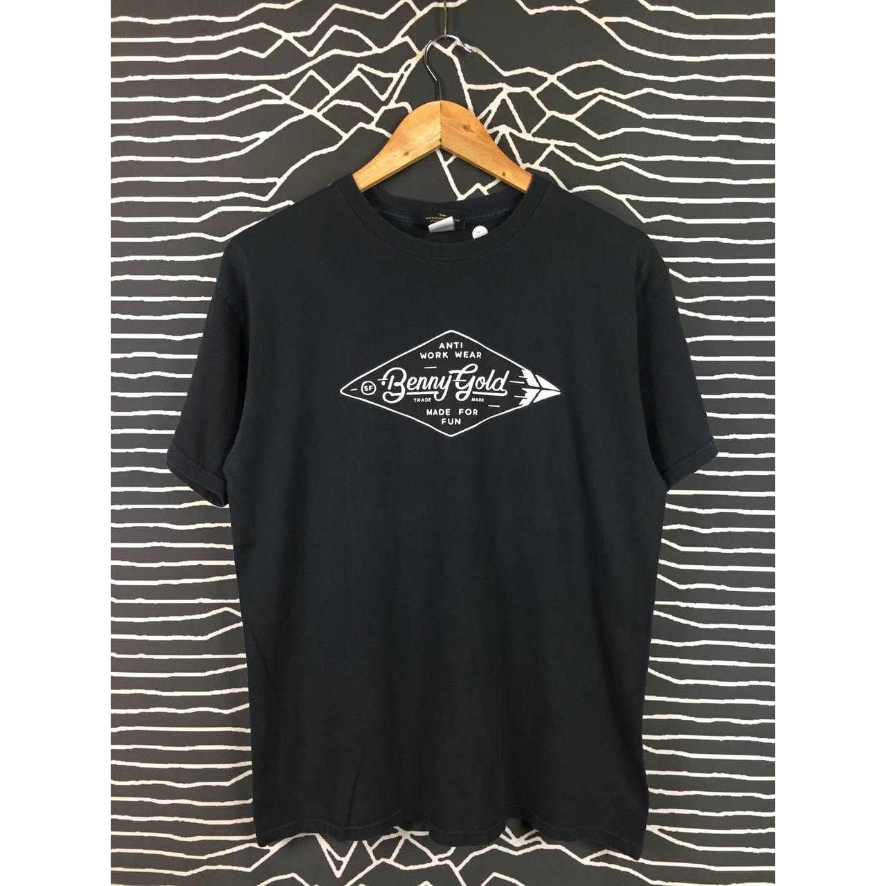 Benny Gold × Vintage Benny Gold Anti Work Wear Made For Fun Streetwear Tee Size US M / EU 48-50 / 2 - 1 Thumbnail