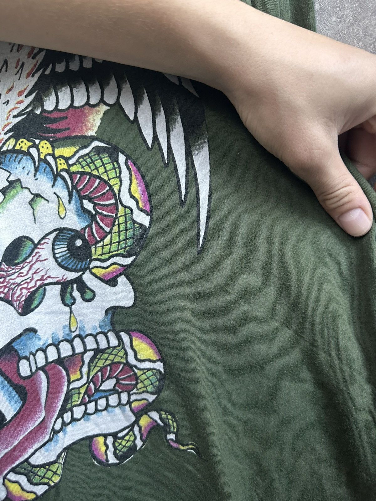 Ed Hardy Vintage ED HARDY by Christian Audigier Longsleeve Size M Size US M / EU 48-50 / 2 - 7 Thumbnail