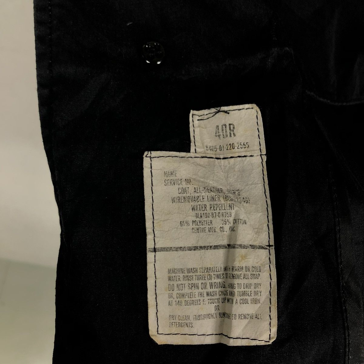 Vintage 📌TRUE VINTAGE 60's LONG BIKER JACKET MILITARY BUZZ RICKSON Size US M / EU 48-50 / 2 - 19 Thumbnail