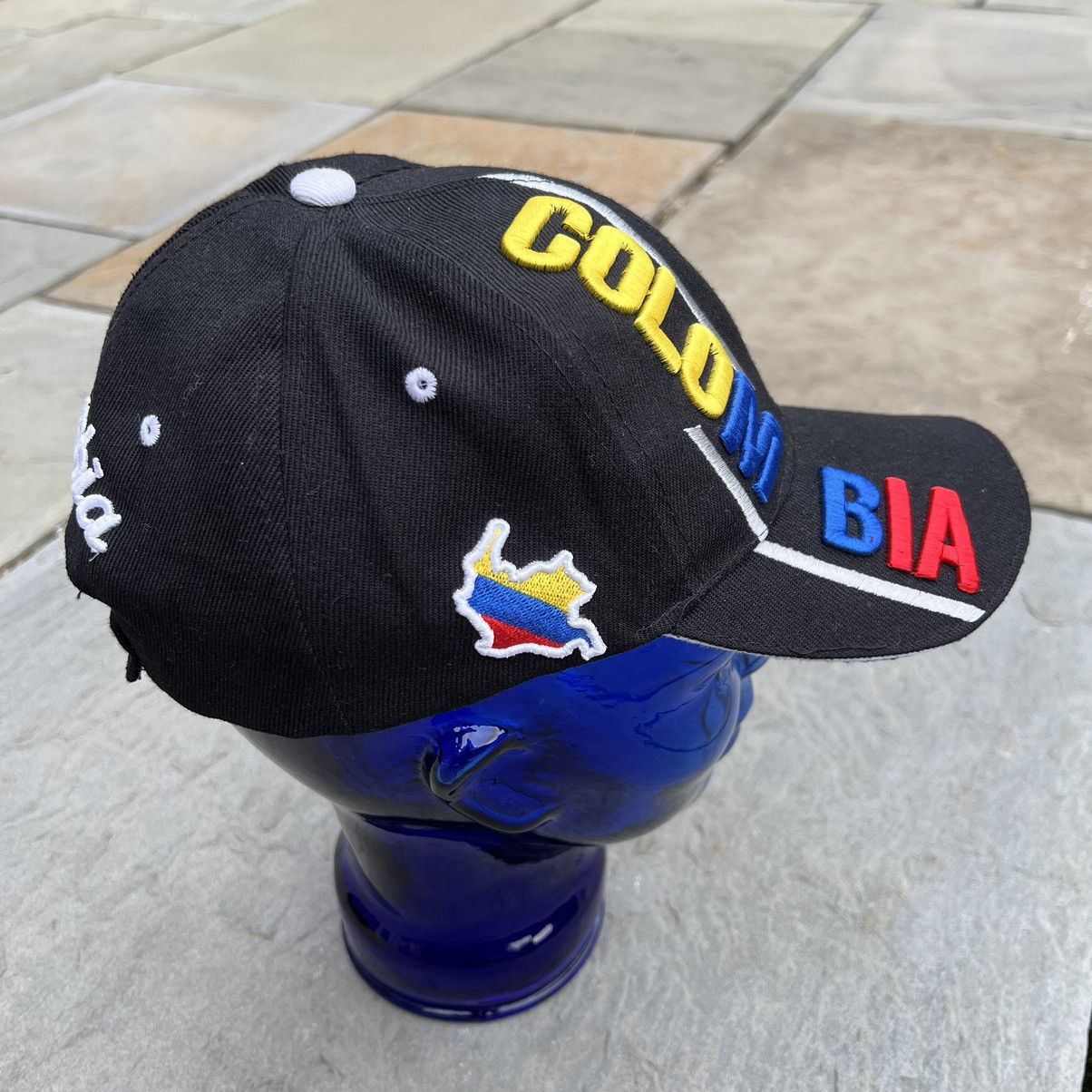 Other Columbia South America Embroidered Black Strapback Hat Size ONE SIZE - 8 Thumbnail
