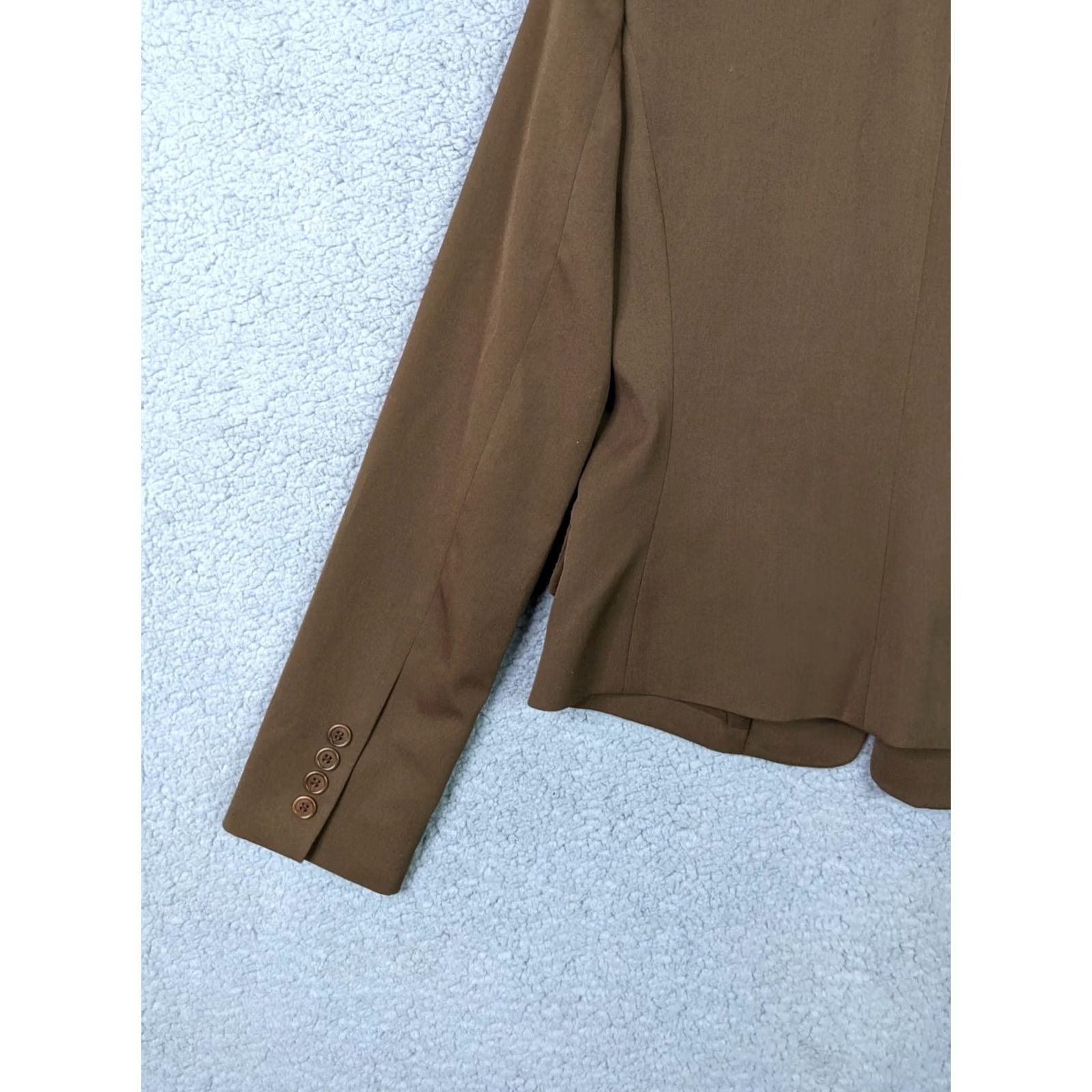 Bcbgmaxazria BCBGMAXAZRIA Jacket Women’s Brown Long Sleeve Button Sz XS NEW Size XS / US 0-2 / IT 36-38 - 7 Thumbnail