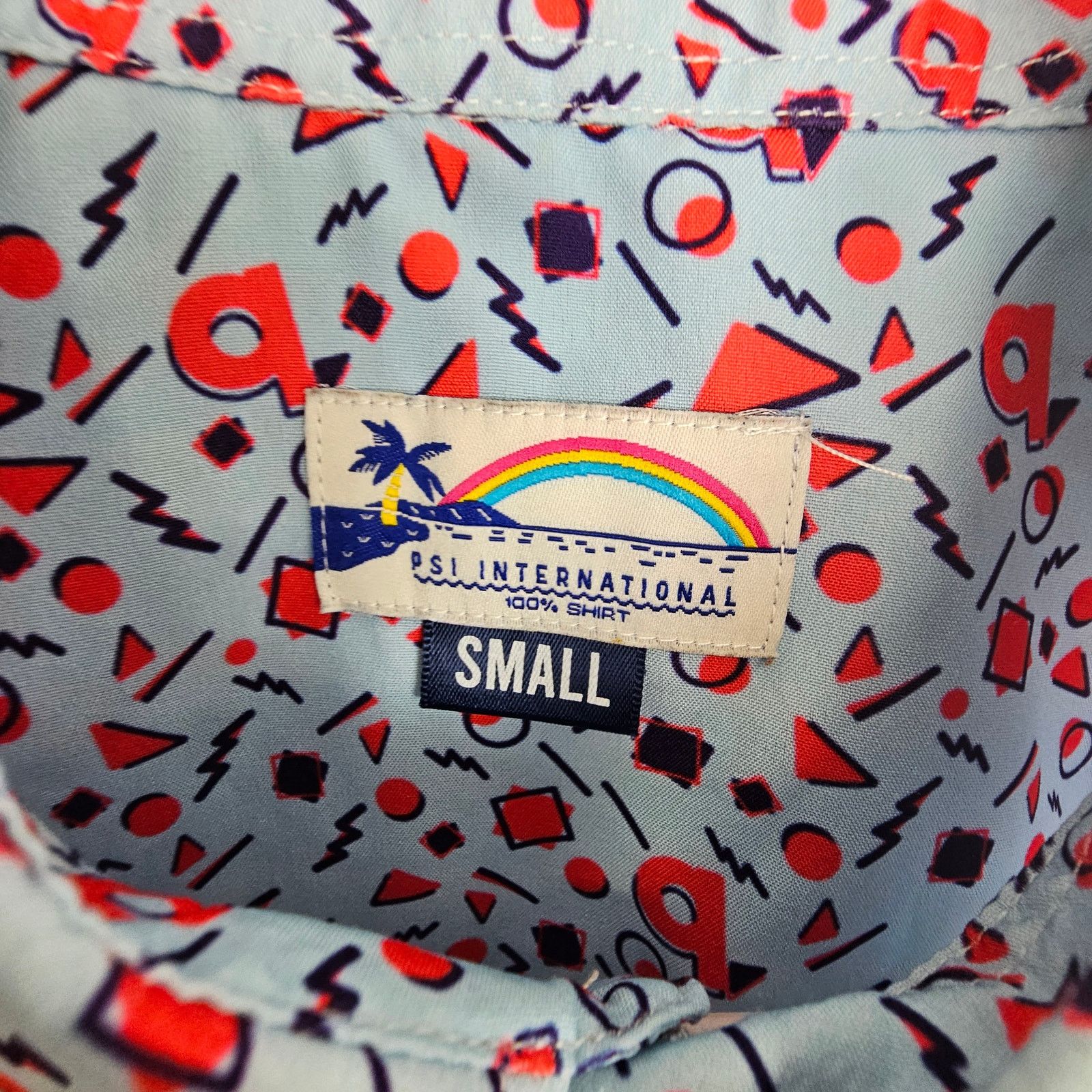 Paige PSI International Shirt Blue All Over Print Short Sleeve S Size US S / EU 44-46 / 1 - 7 Thumbnail