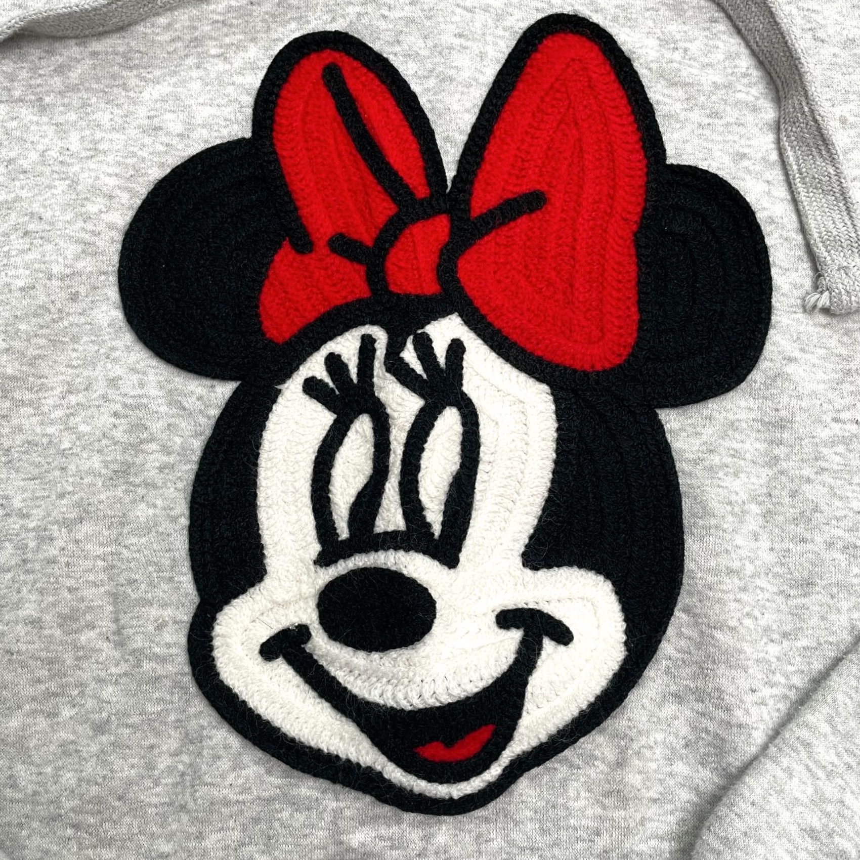 Disney Disney Minnie Mouse Womens Embroidered Hoodie Sweatshirt Small Gray Pullover Size S / US 4 / IT 40 - 4 Thumbnail