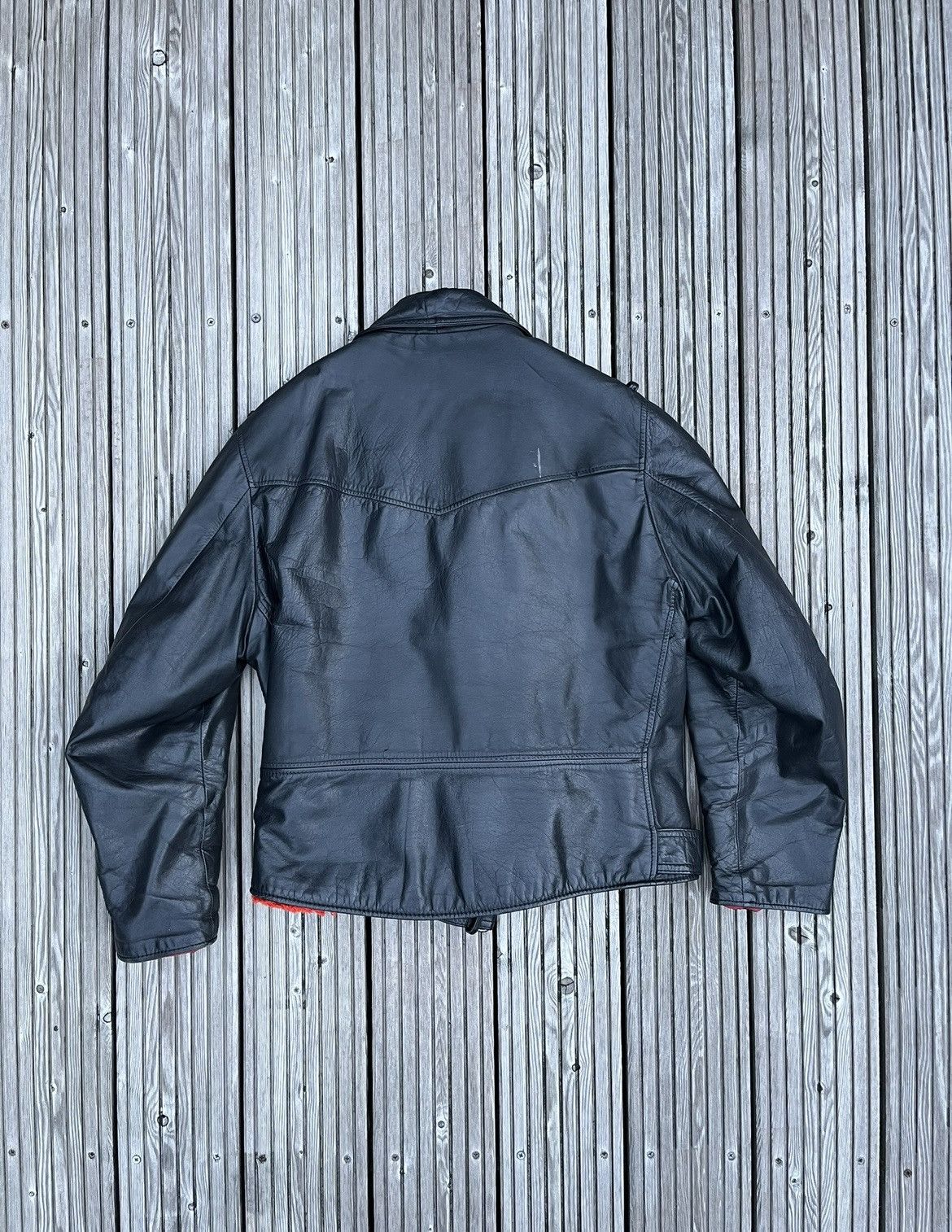 Vintage True vintage 1970s No.1 Leather Biker jacket Size US M / EU 48-50 / 2 - 5 Thumbnail