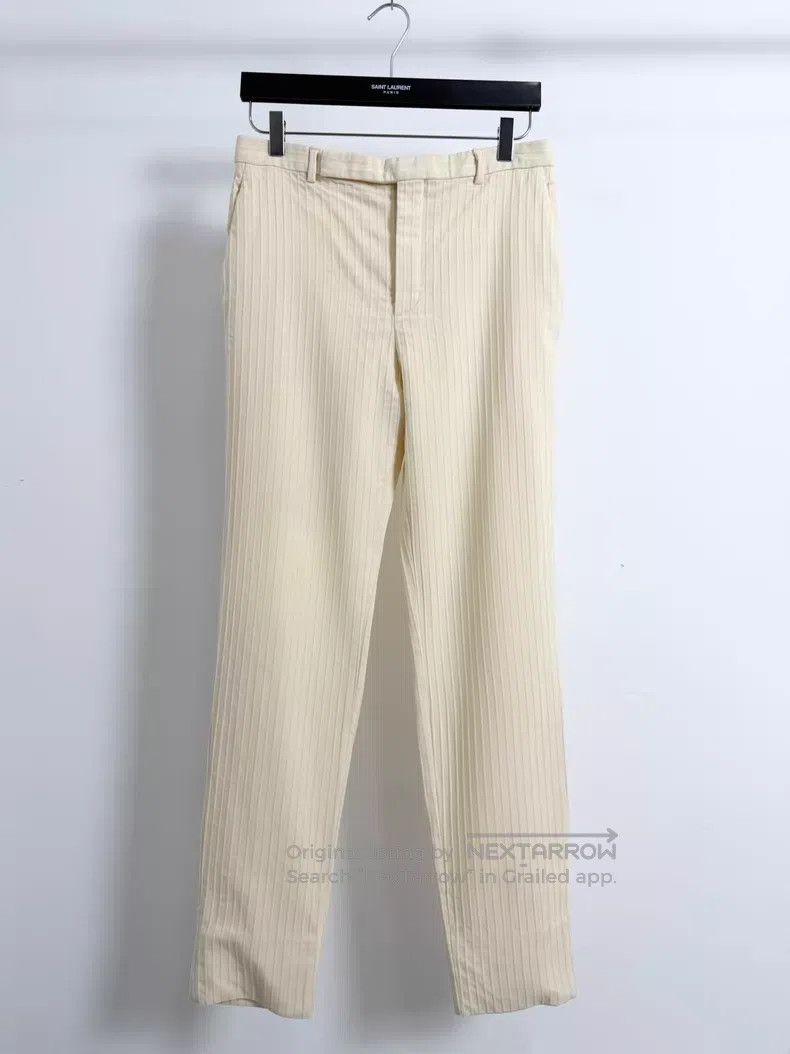 Saint Laurent Paris Saint Laurent Paris Beige Fine Stripe Suit Set Size US M / EU 48-50 / 2 - 5 Thumbnail