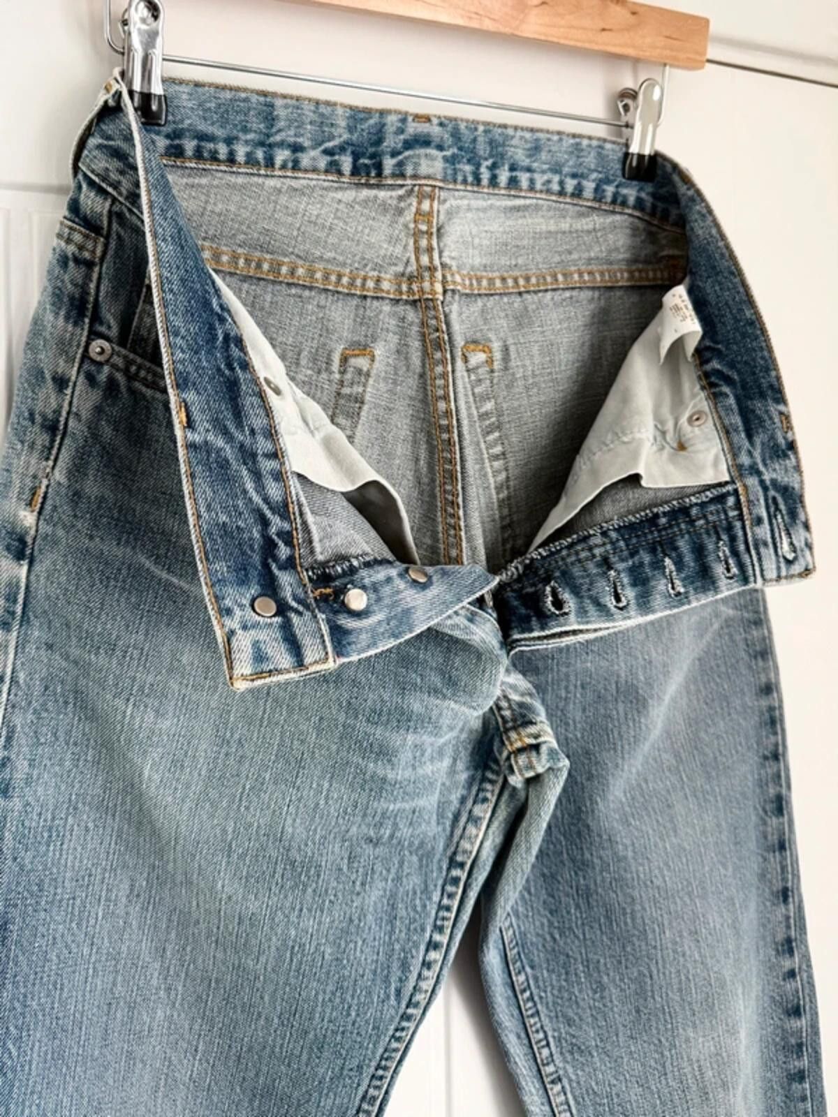 Helmut Lang Helmut Lang 1998 Vintage Blue Faded Denim Jeans Size: 30 Size US 30 / EU 46 - 5 Thumbnail