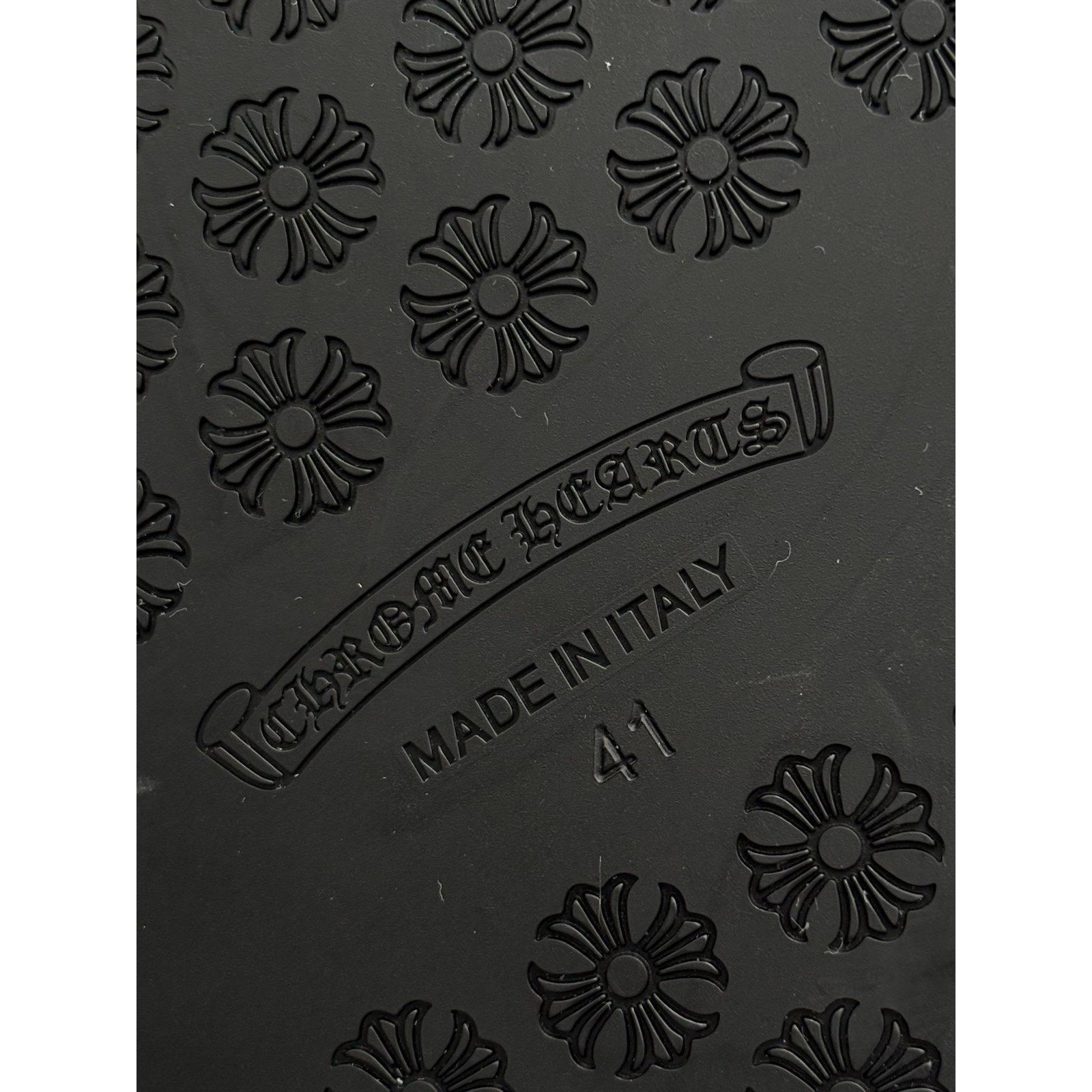 Chrome Hearts Chrome Hearts Leather Slides ' Black ' | SUPER CLEAN! Size US 8 / EU 41 - 14 Thumbnail